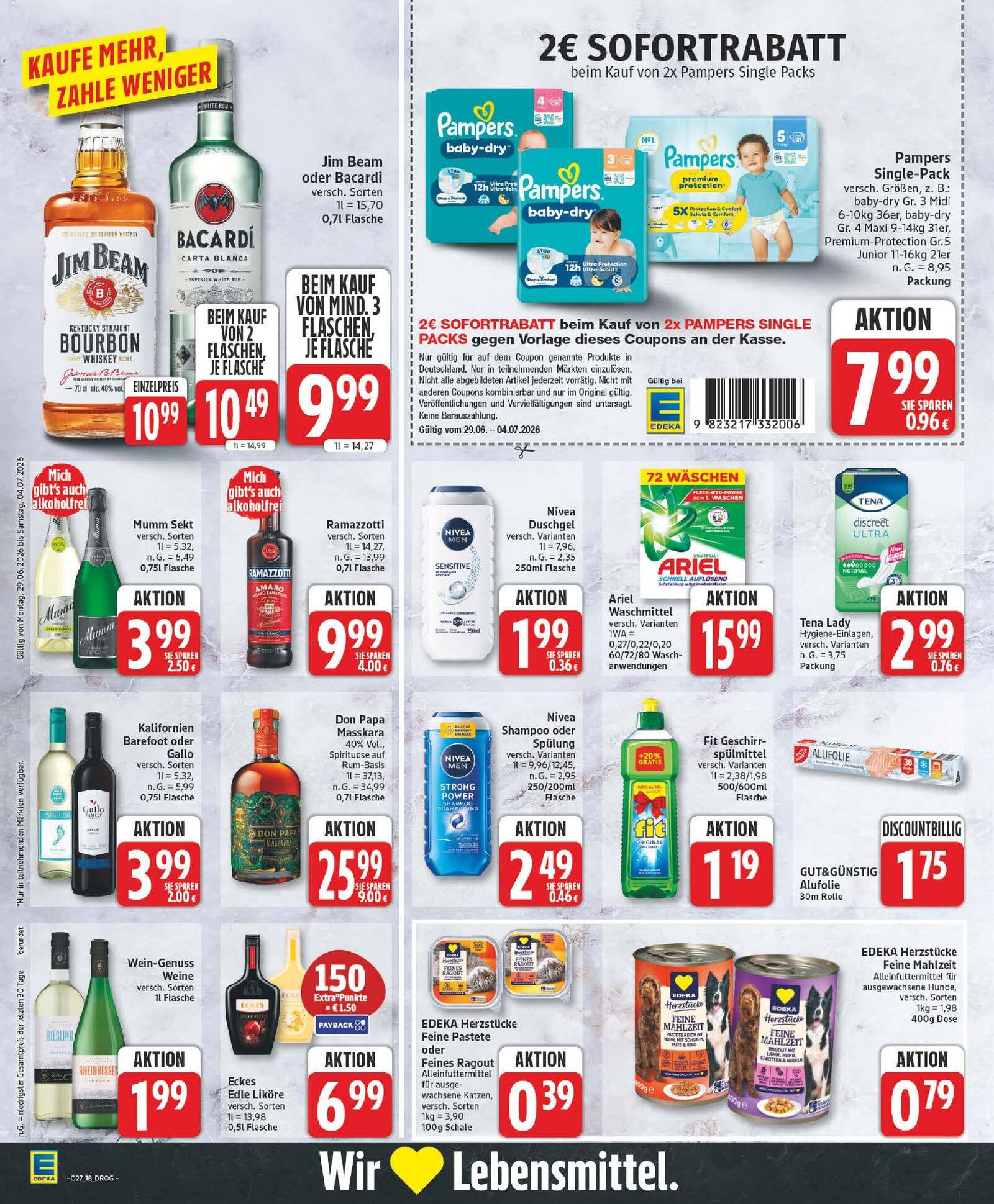 Edeka Prospekt ab Montag - Berlin Seite 18