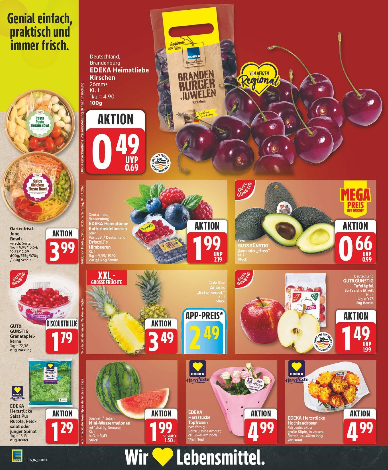 Edeka Prospekt ab Montag - Berlin Seite 2