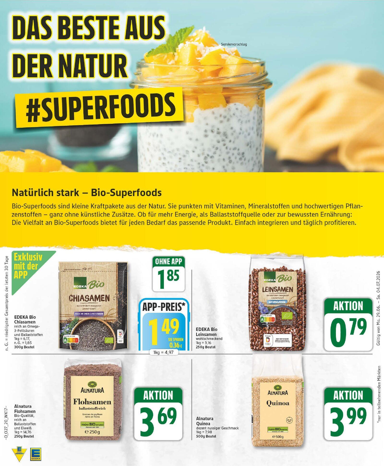 Edeka Prospekt ab Montag - Berlin Seite 20