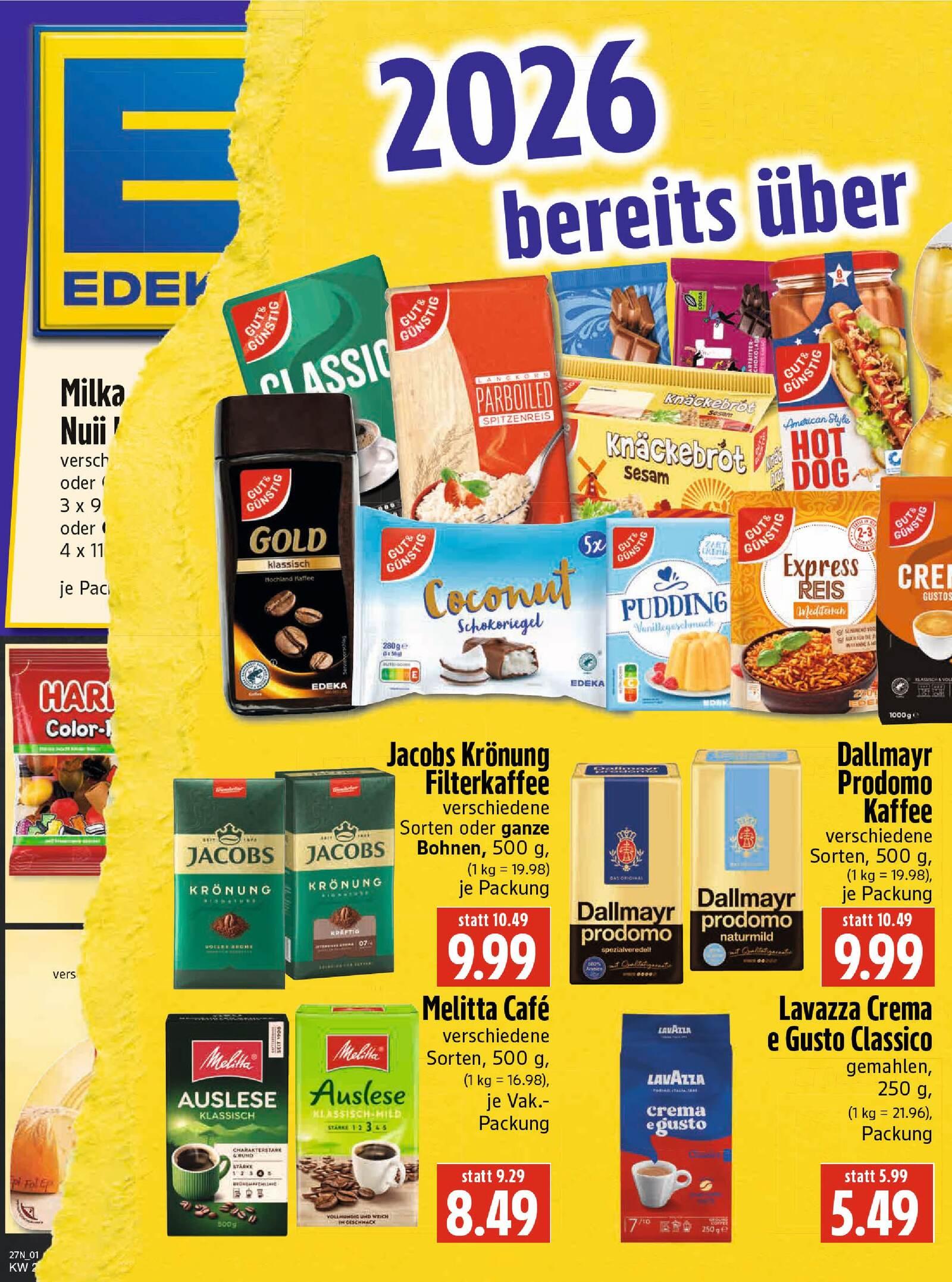 Edeka Prospekt ab Montag - Thüringen Seite 1