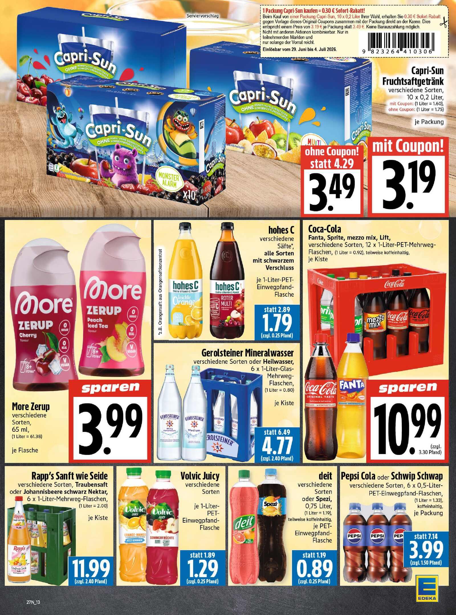 Edeka Prospekt ab Montag - Thüringen Seite 15