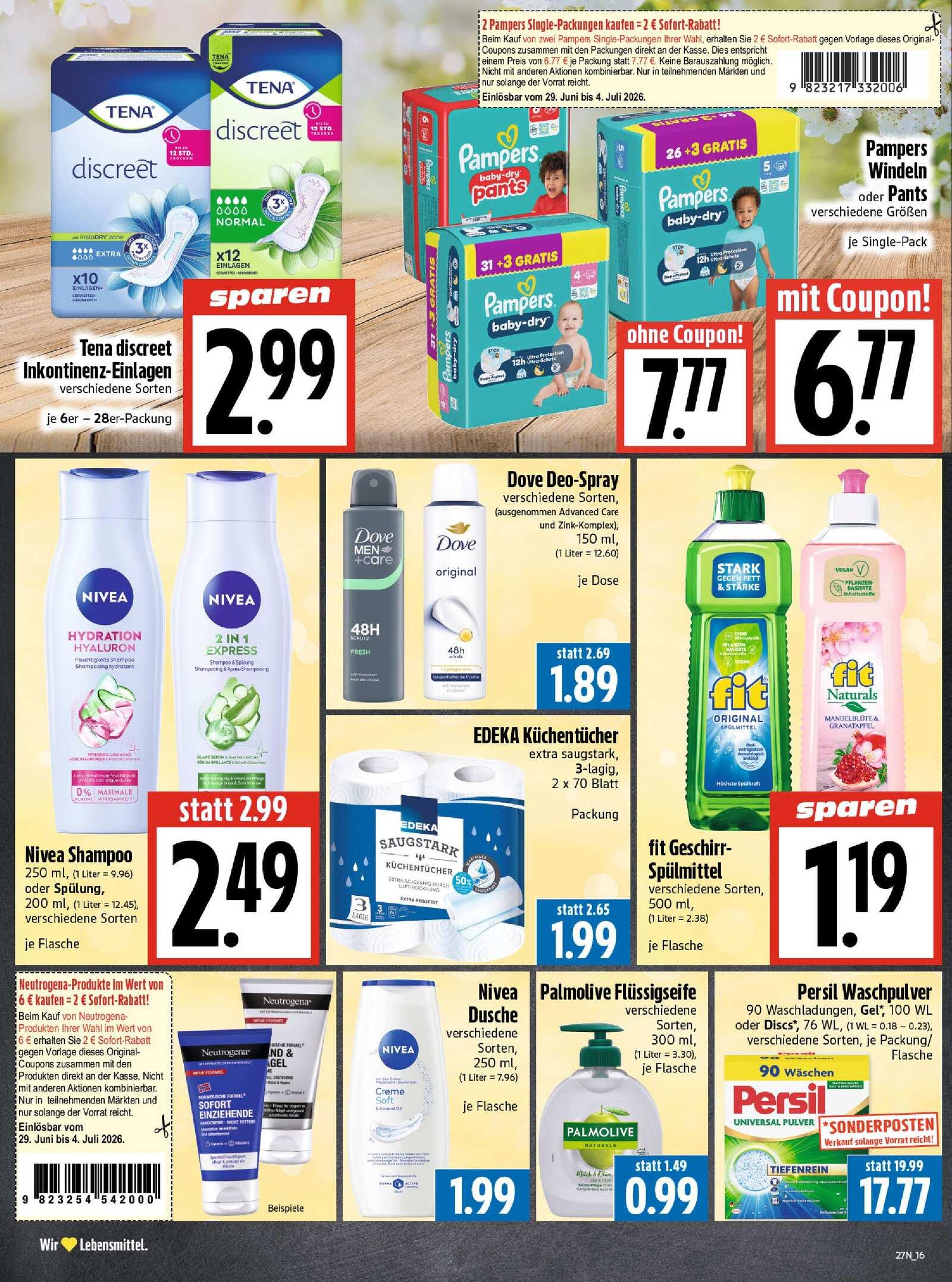 Edeka Prospekt ab Montag - Thüringen Seite 18
