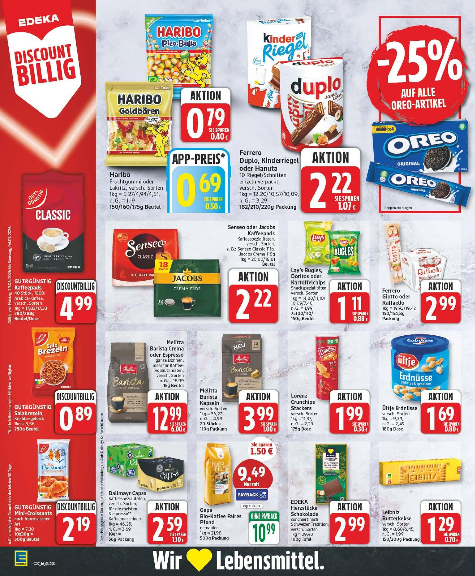 Edeka Prospekt ab Montag - Sachsen-Anhalt Seite 16