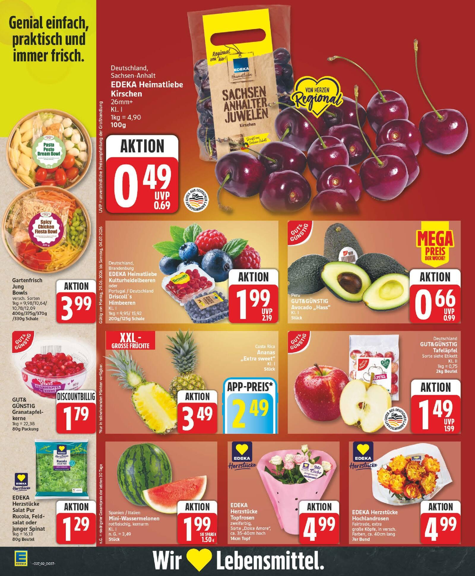 Edeka Prospekt ab Montag - Sachsen-Anhalt Seite 2