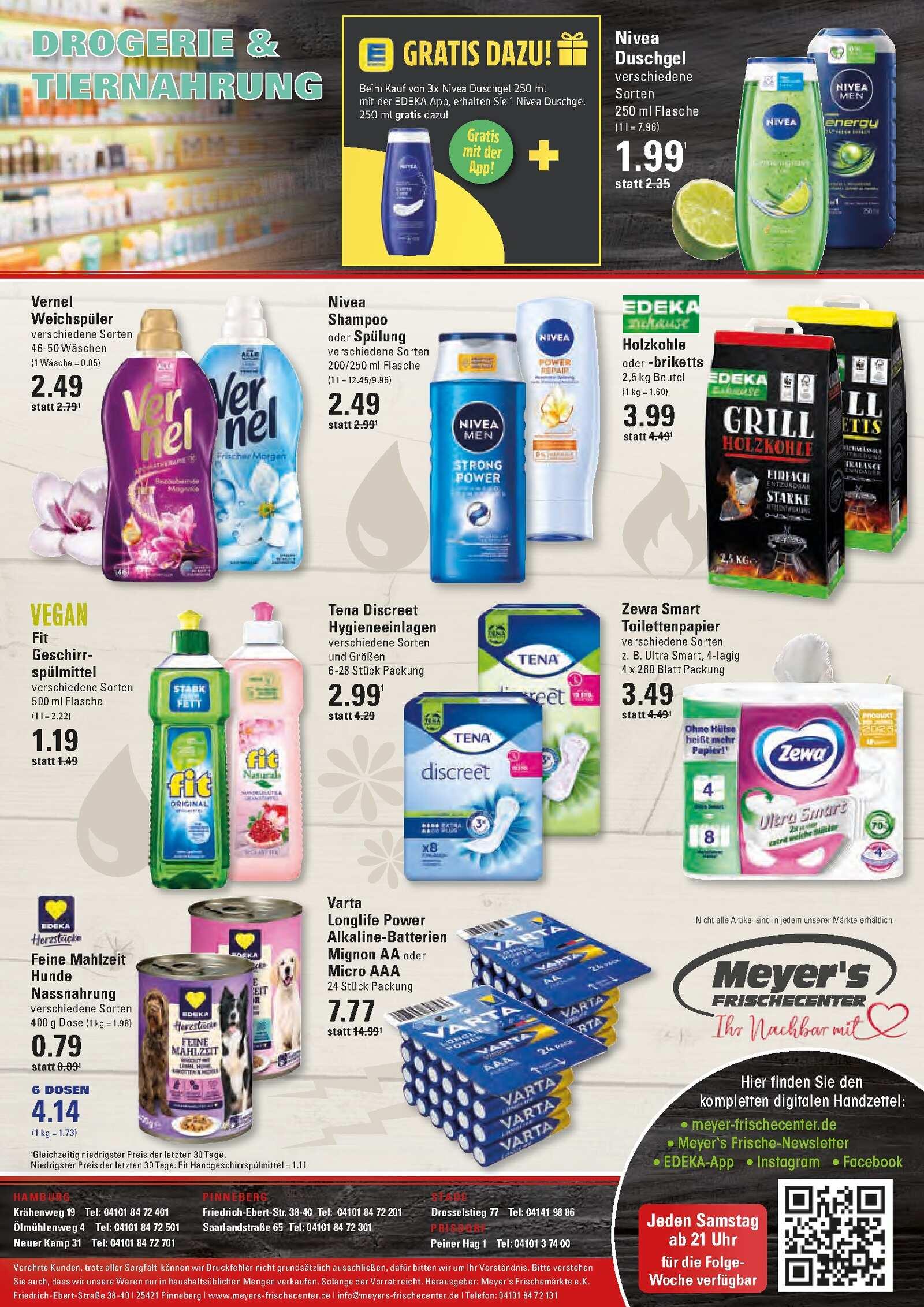 Edeka Prospekt ab Montag - Hamburg Seite 16