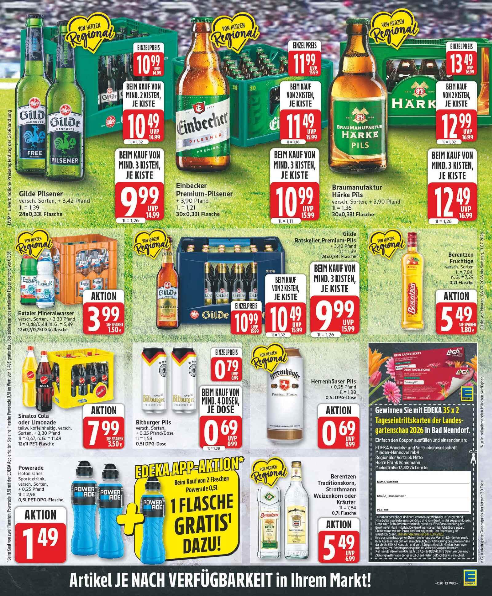 Edeka Prospekt ab Montag - Niedersachsen Seite 13