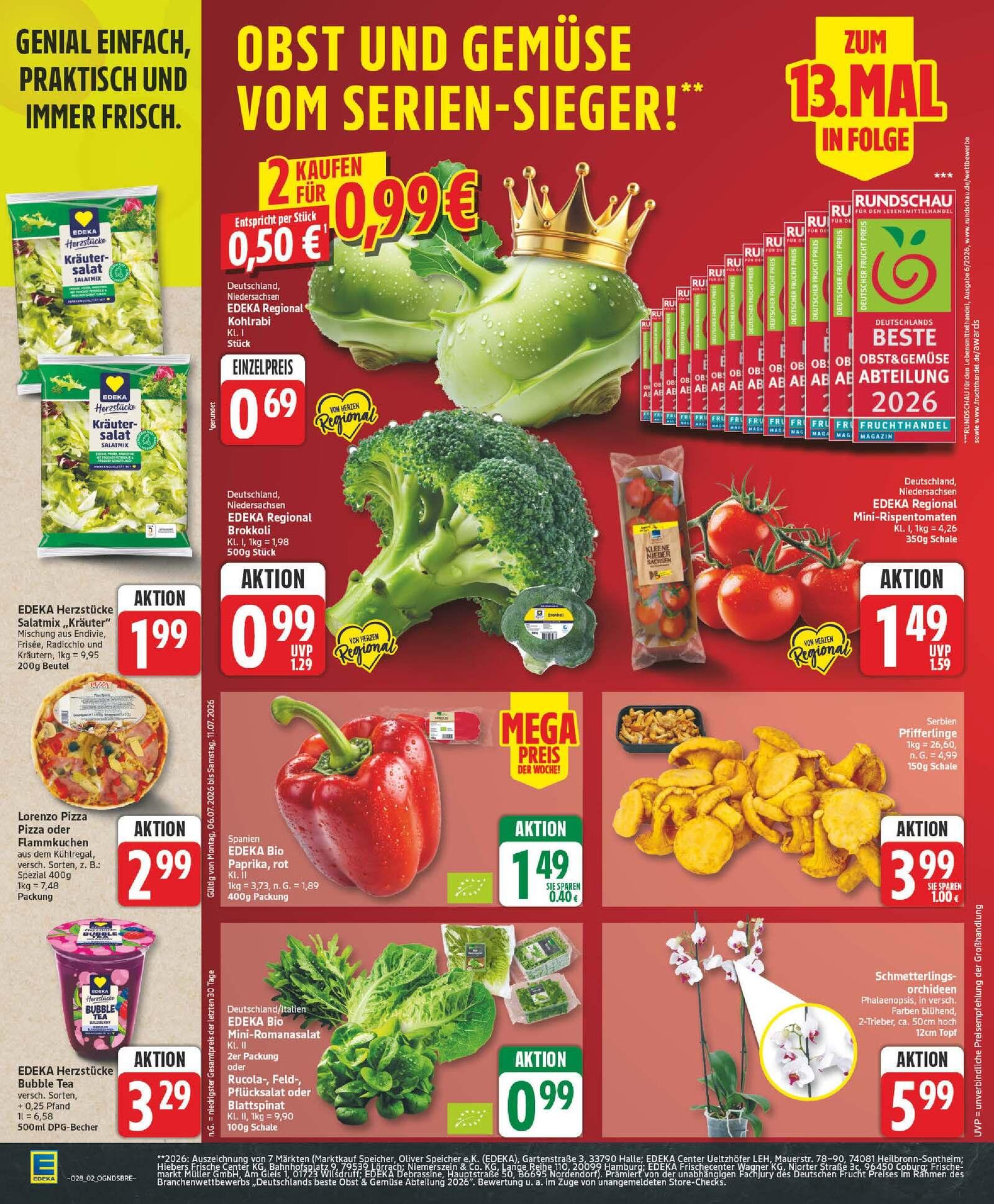 Edeka Prospekt ab Montag - Niedersachsen Seite 2