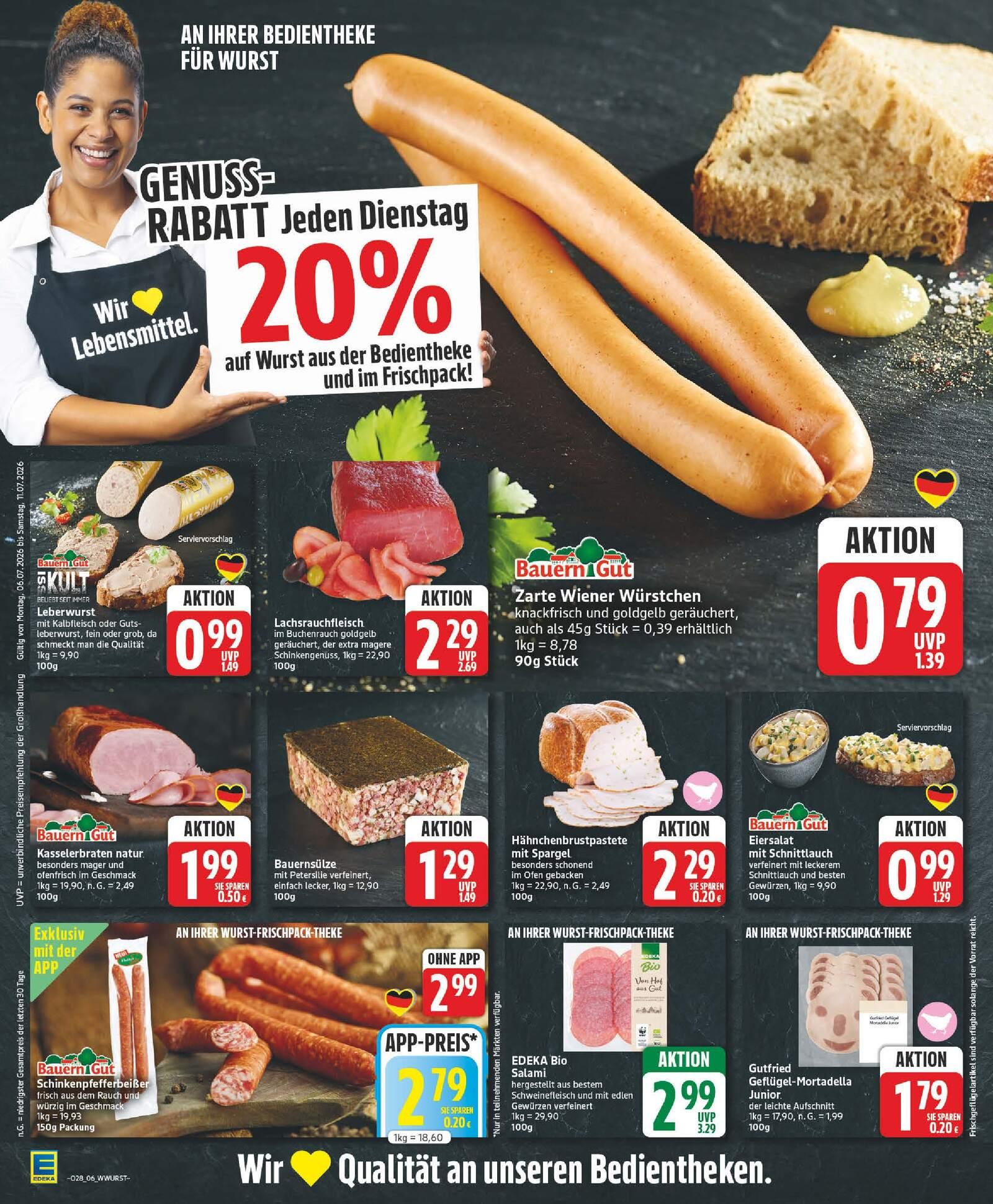 Edeka Prospekt ab Montag - Niedersachsen Seite 6
