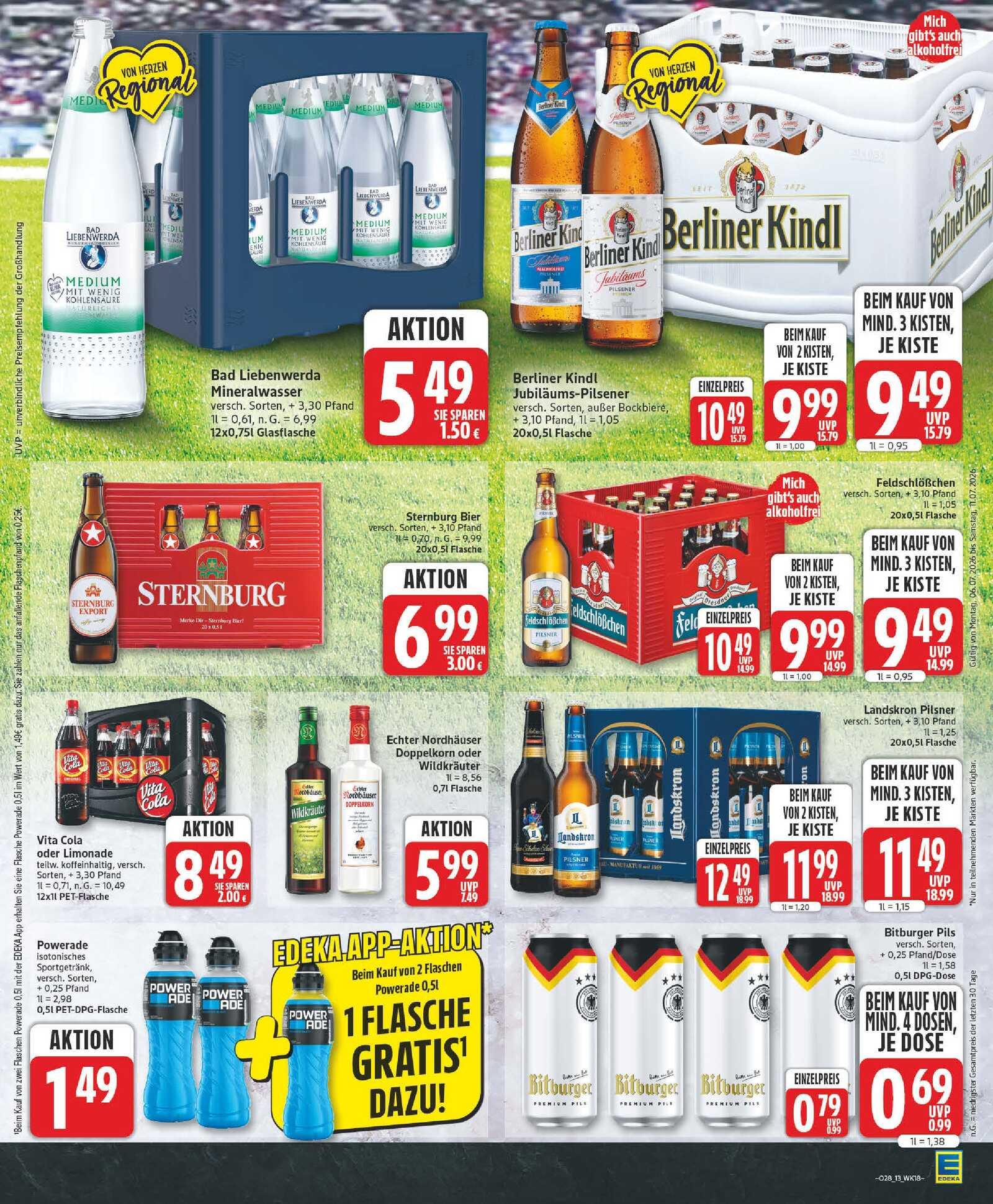 Edeka Prospekt ab Montag - Brandenburg Seite 13