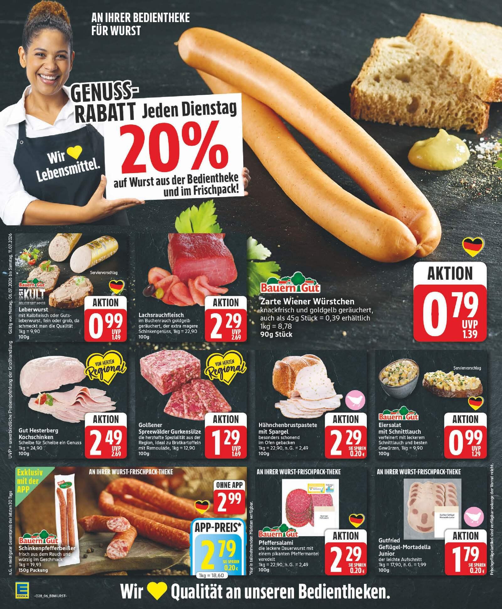 Edeka Prospekt ab Montag - Brandenburg Seite 6