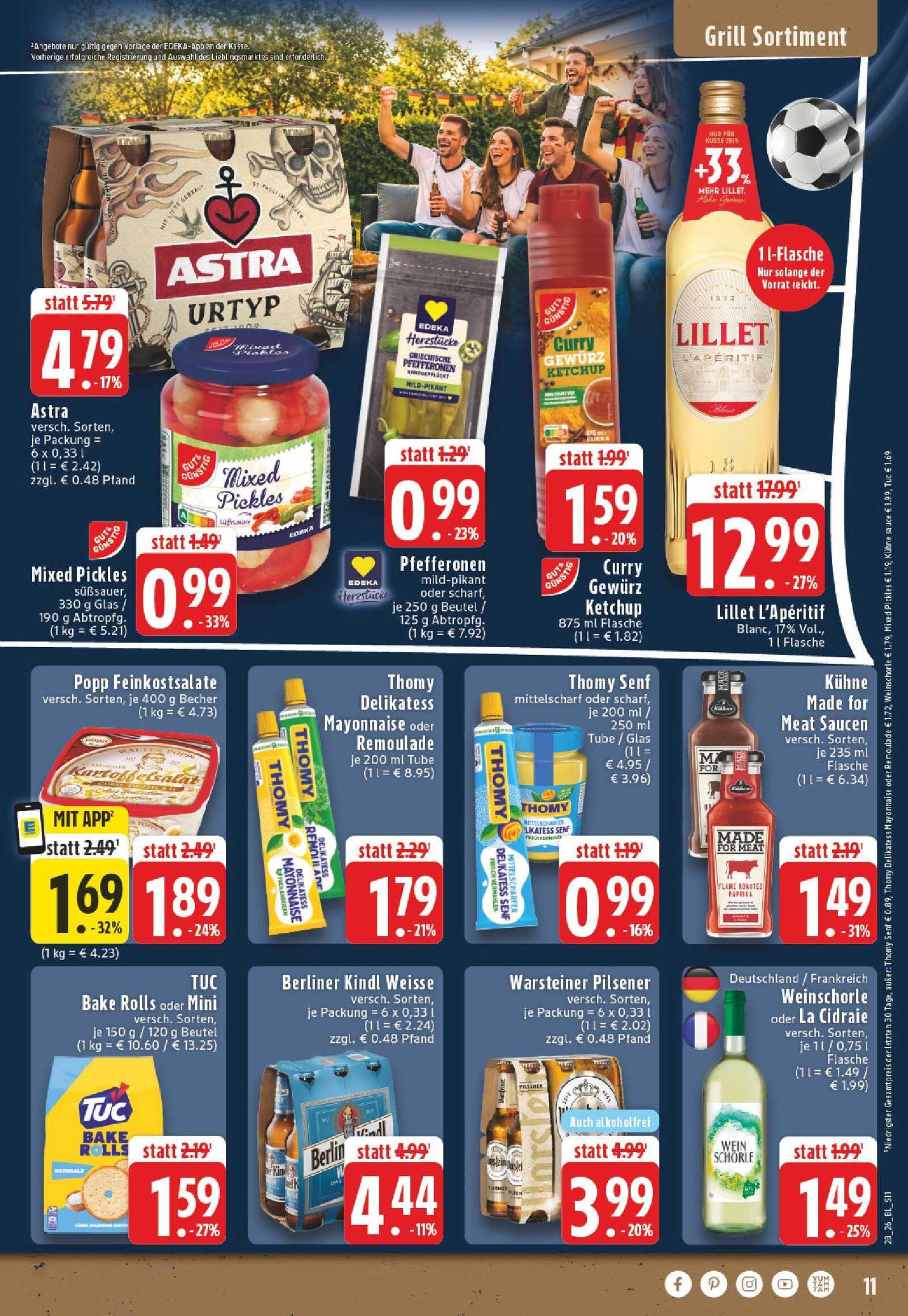 Edeka Prospekt ab Montag - Nordrhein - Westfalen Seite 11