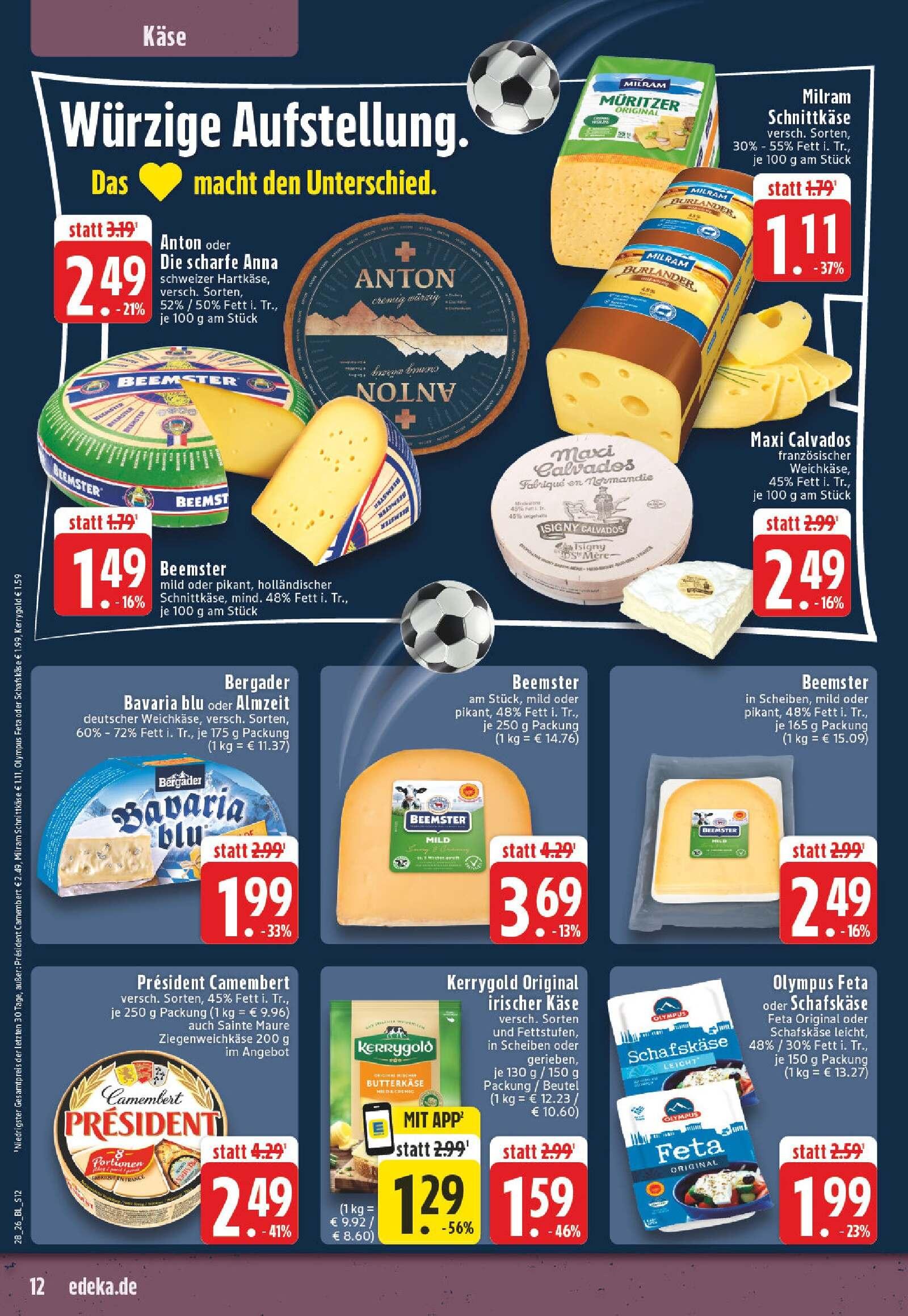 Edeka Prospekt ab Montag - Nordrhein - Westfalen Seite 12