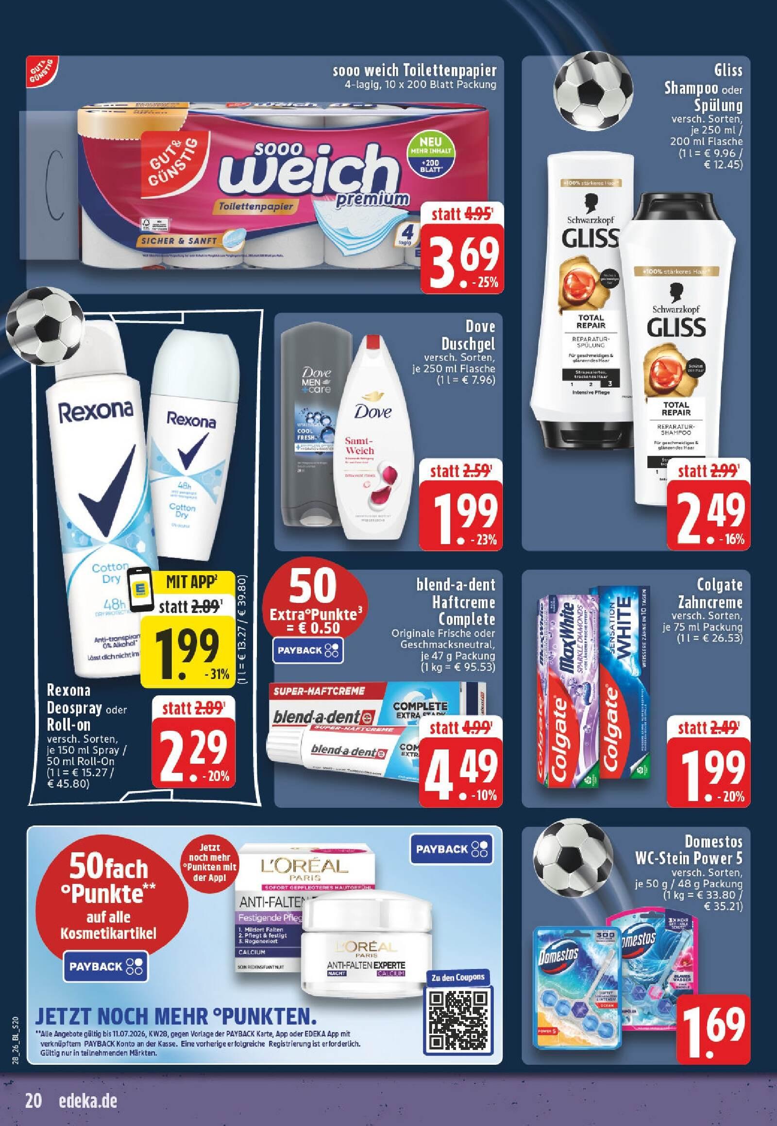 Edeka Prospekt ab Montag - Nordrhein - Westfalen Seite 20