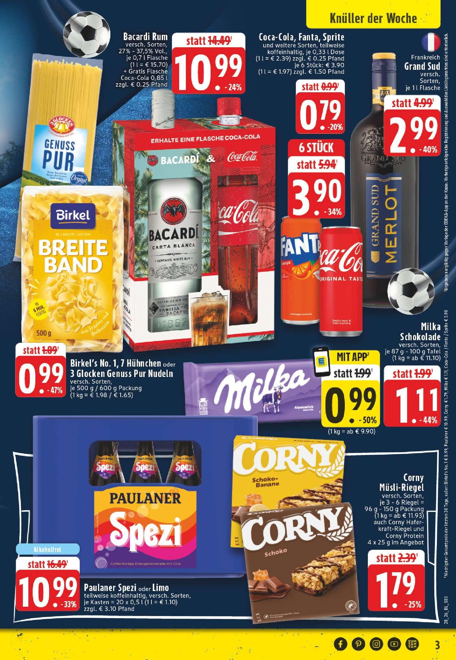 Edeka Prospekt ab Montag - Nordrhein - Westfalen Seite 3