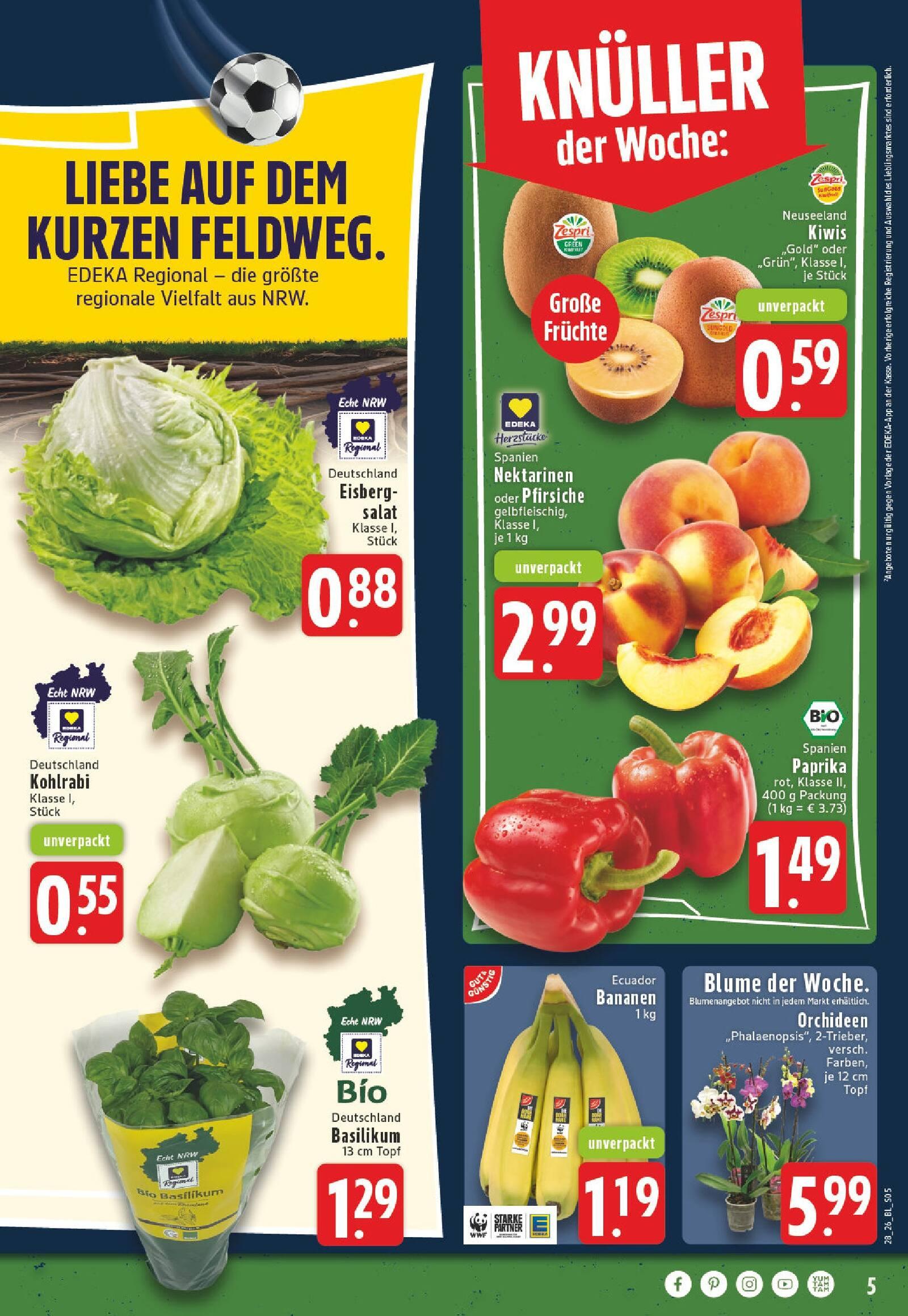 Edeka Prospekt ab Montag - Nordrhein - Westfalen Seite 5