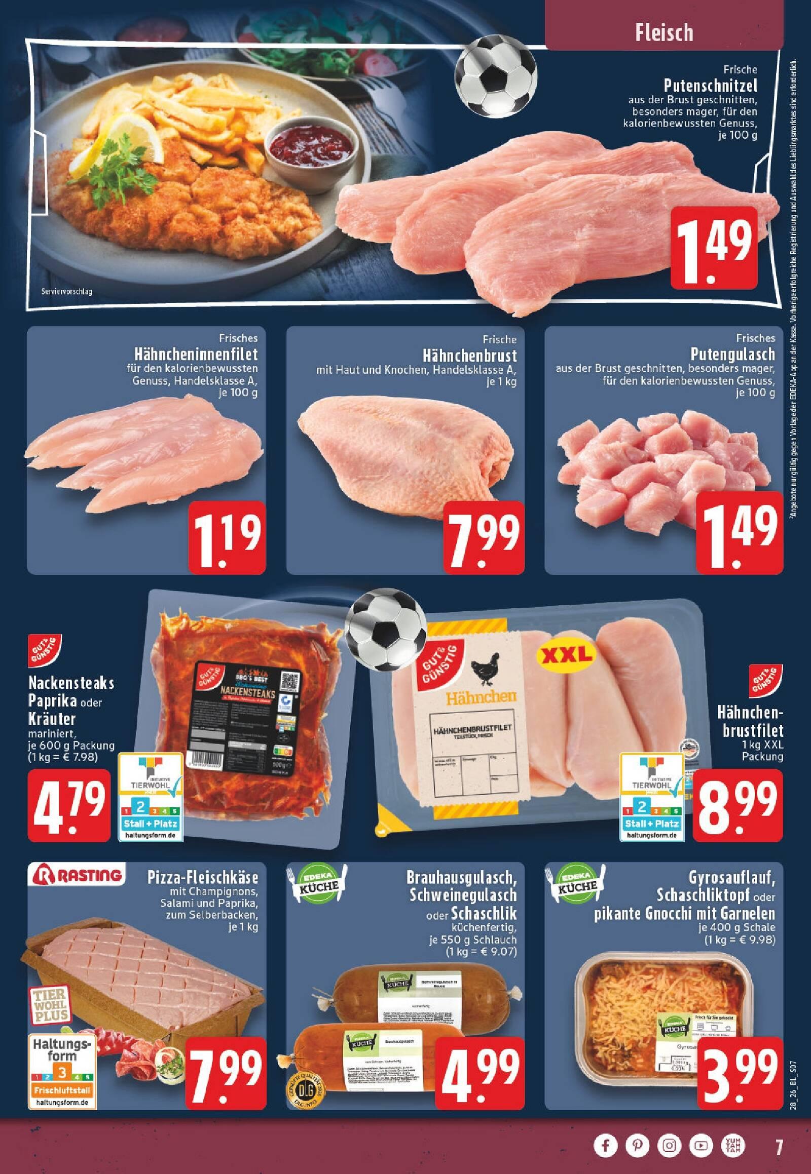 Edeka Prospekt ab Montag - Nordrhein - Westfalen Seite 7