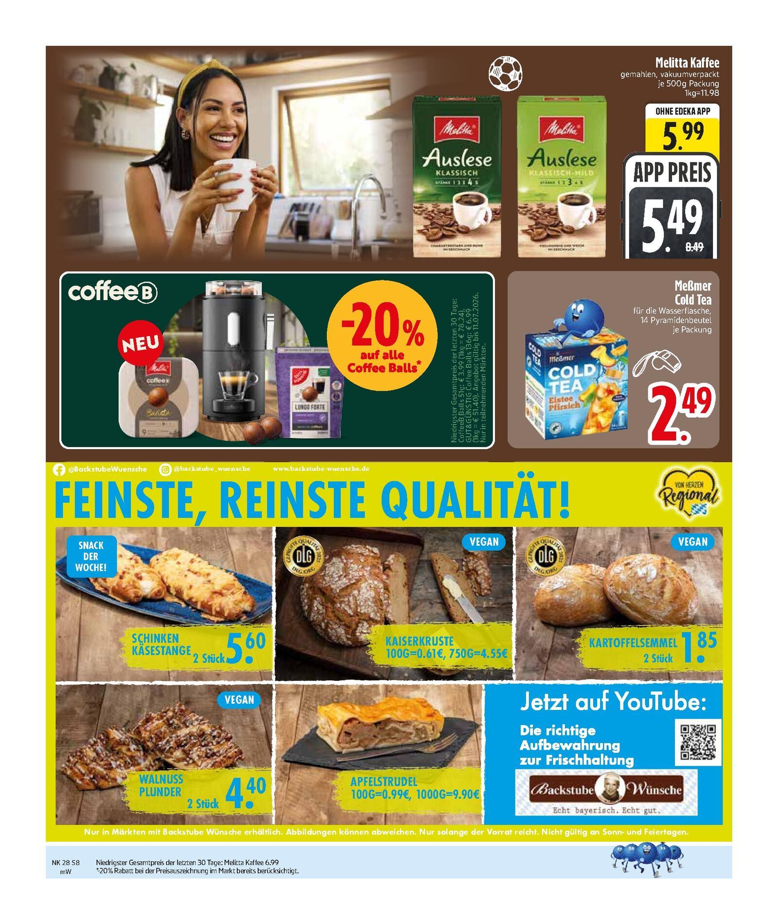 Edeka Prospekt ab Montag - Bayern Süd Seite 10