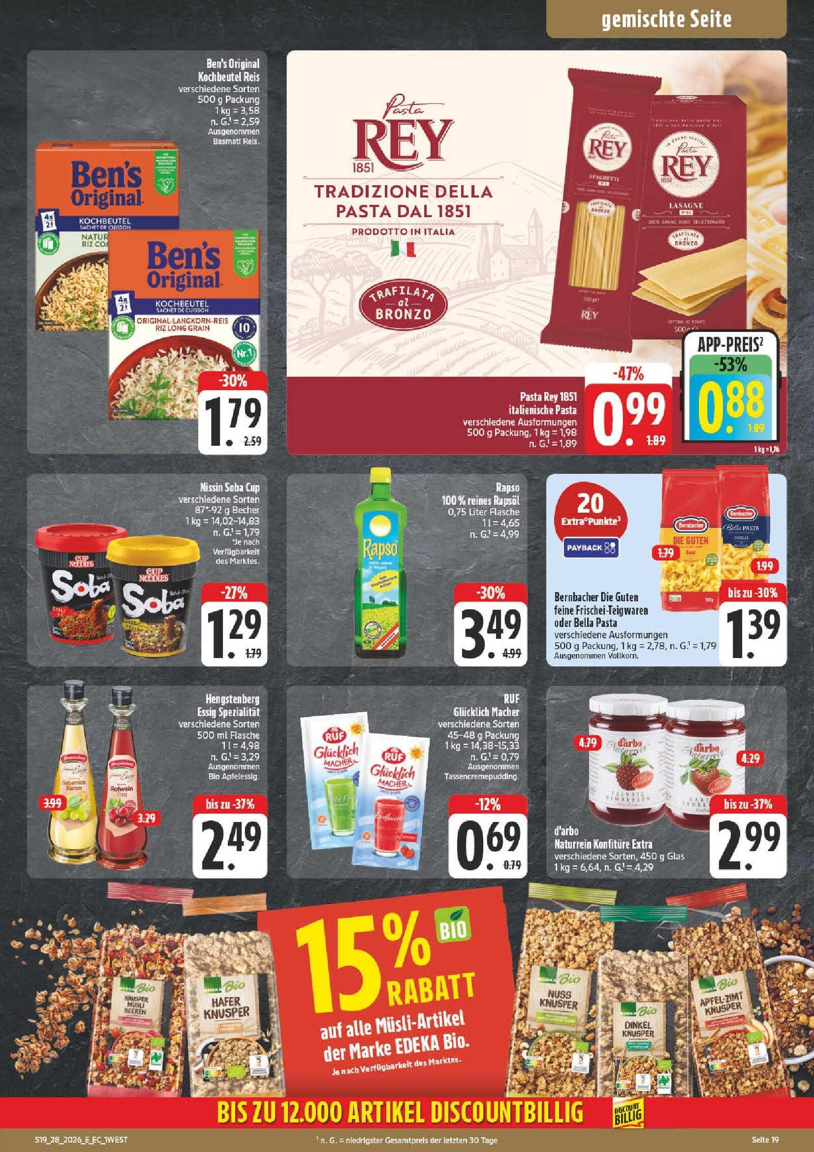 Edeka Prospekt ab Montag - Bayern Nord Seite 19