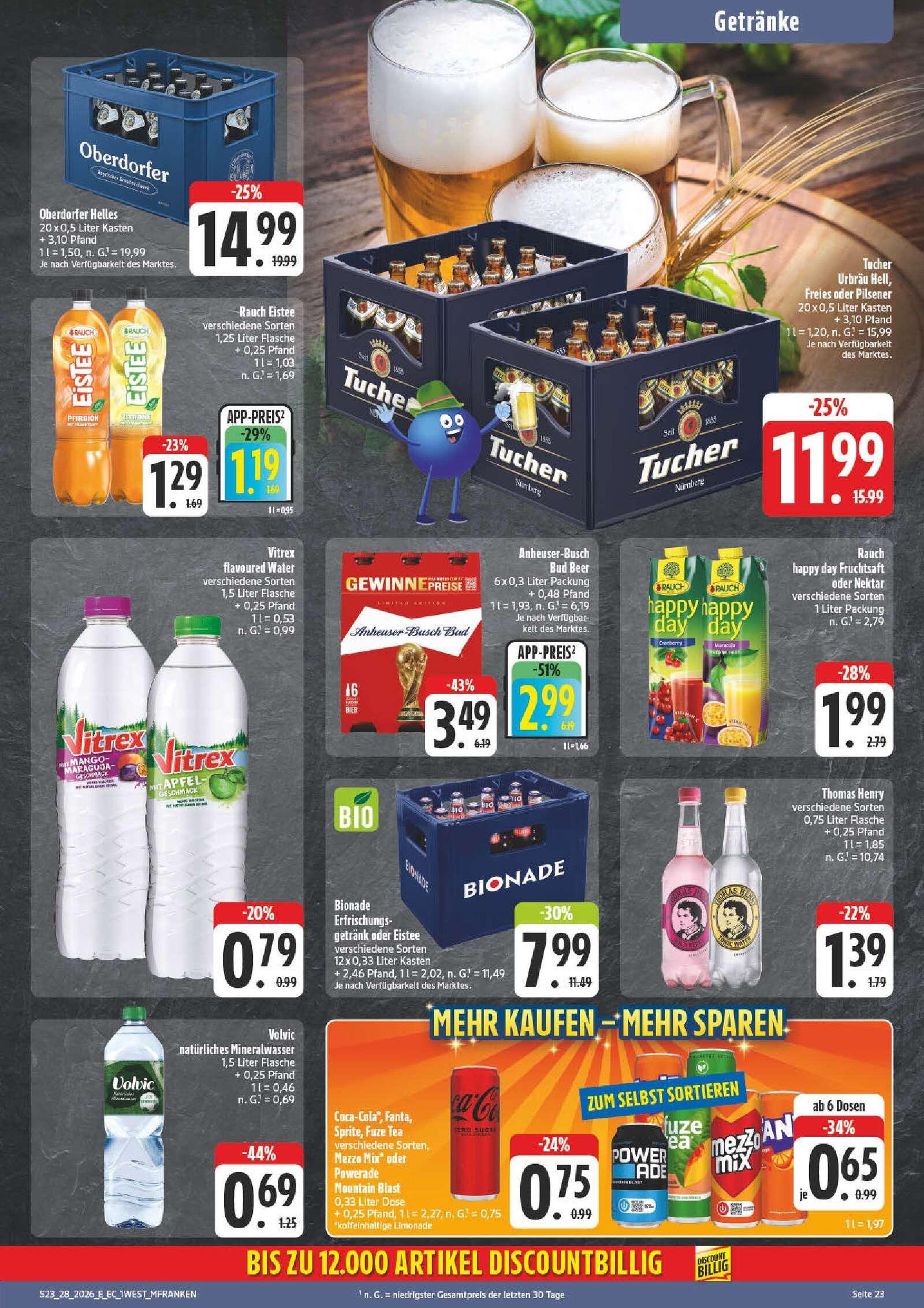 Edeka Prospekt ab Montag - Bayern Nord Seite 23