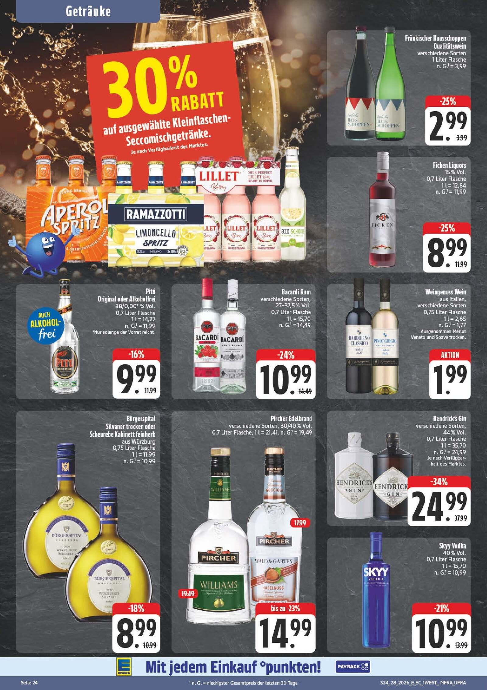 Edeka Prospekt ab Montag - Bayern Nord Seite 24