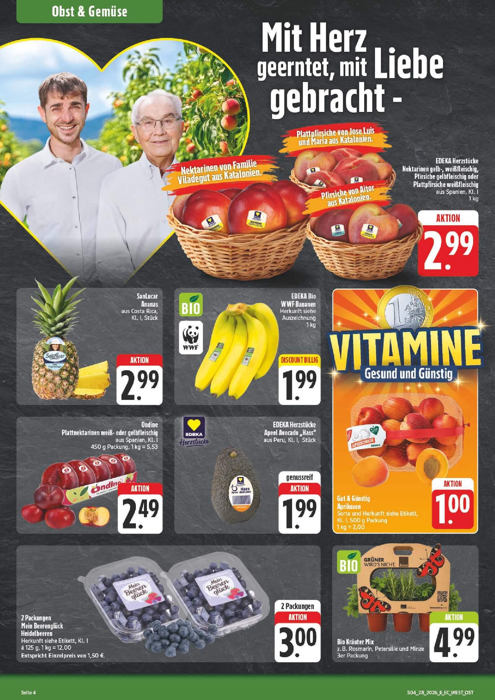 Edeka Prospekt ab Montag - Bayern Nord Seite 4