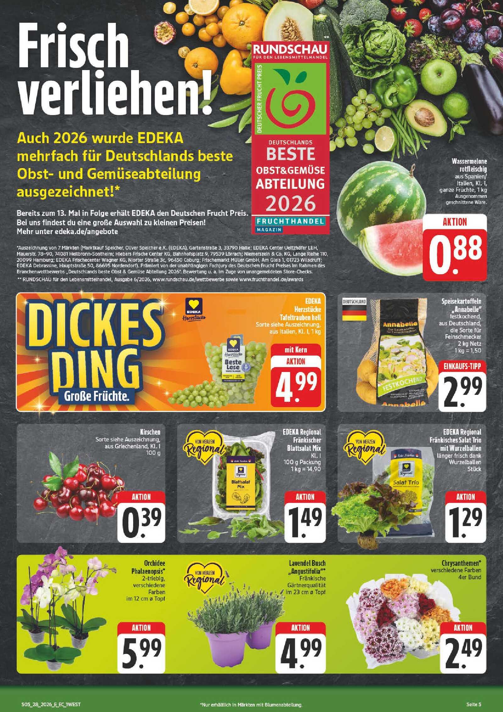 Edeka Prospekt ab Montag - Bayern Nord Seite 5
