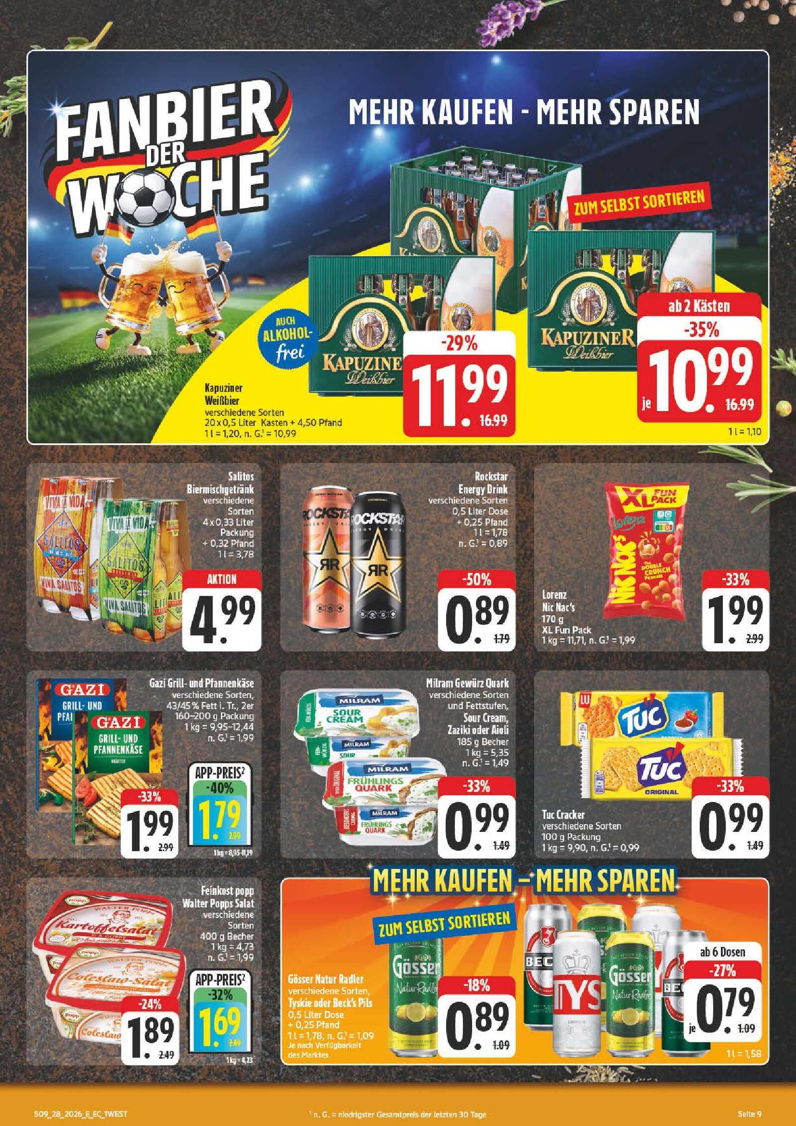 Edeka Prospekt ab Montag - Bayern Nord Seite 9