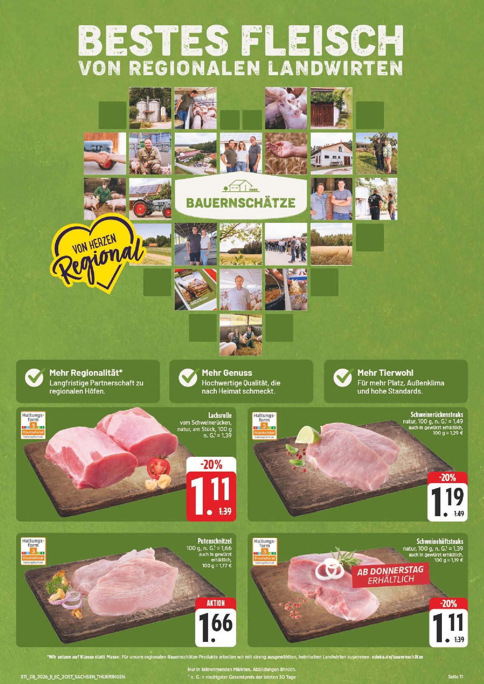 Edeka Prospekt ab Montag - Sachsen Seite 11