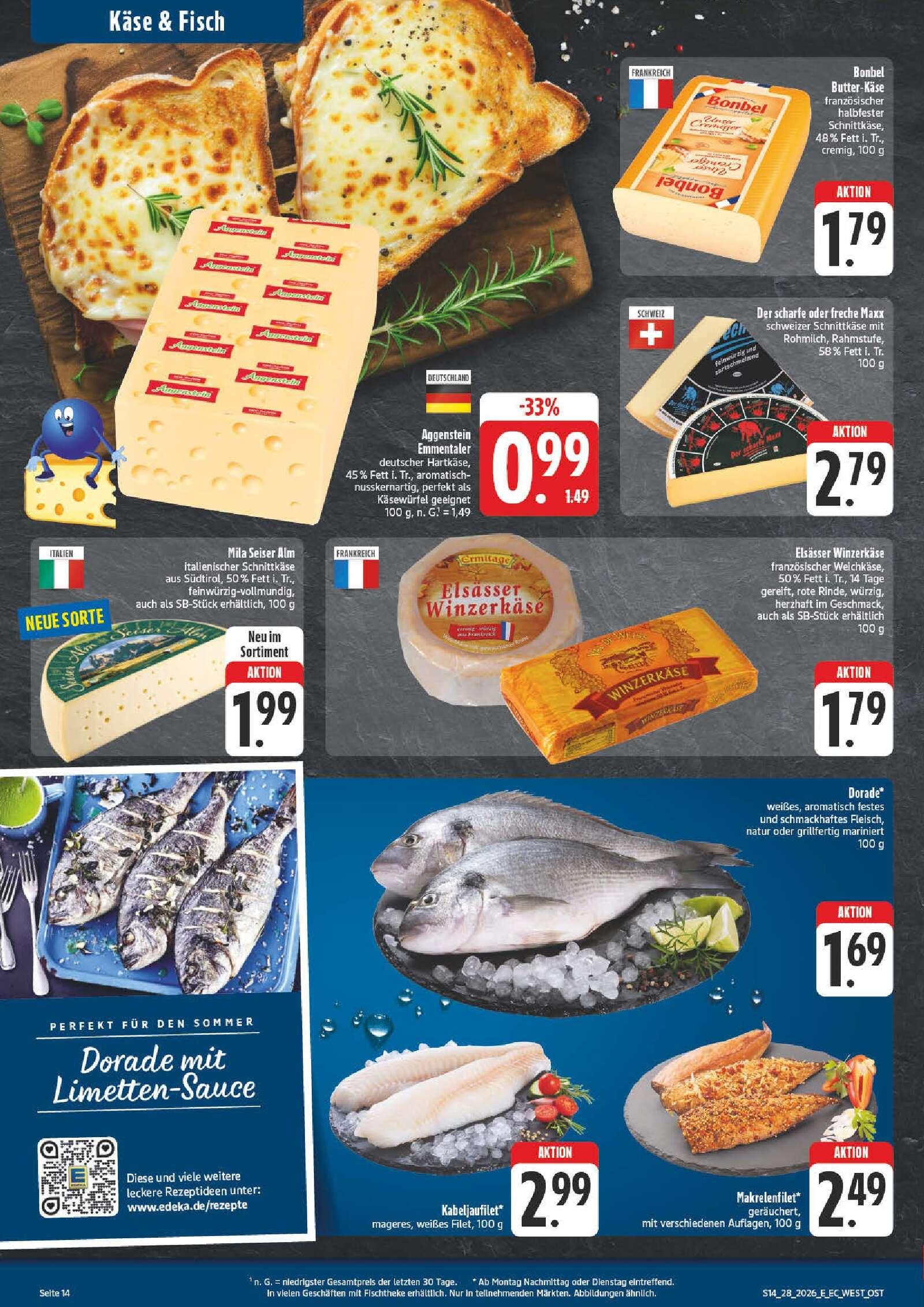Edeka Prospekt ab Montag - Sachsen Seite 14