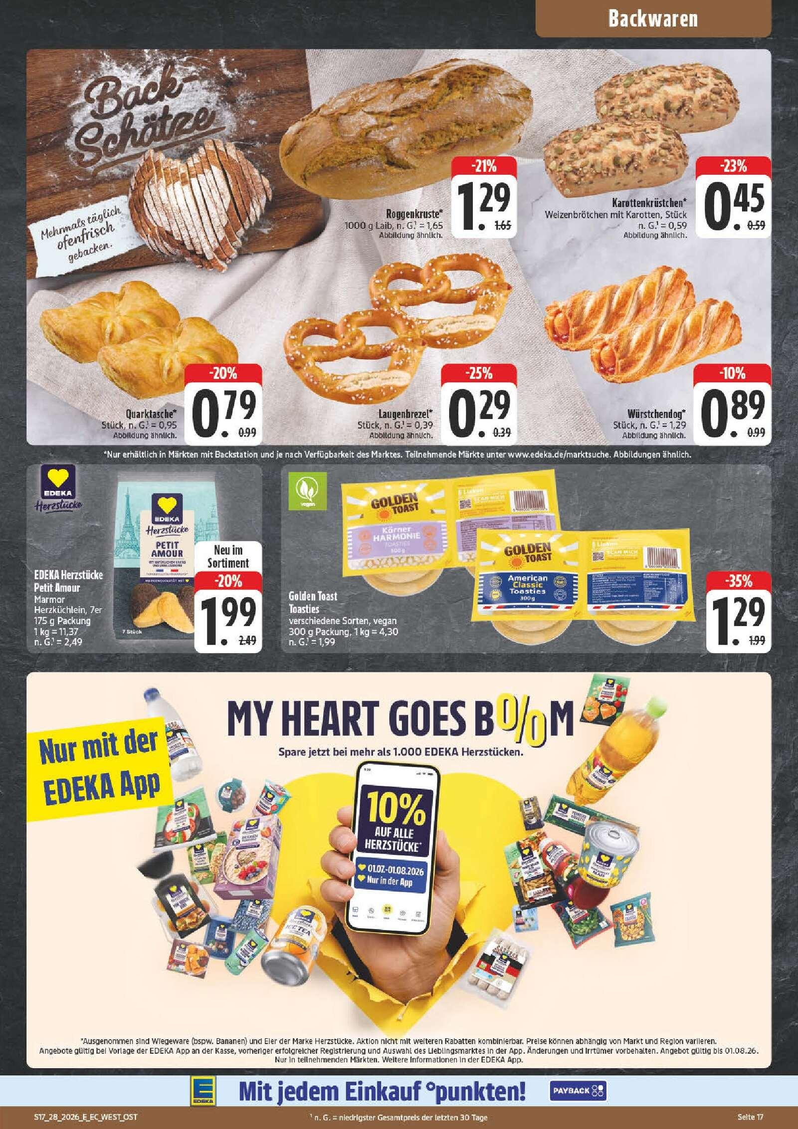 Edeka Prospekt ab Montag - Sachsen Seite 17