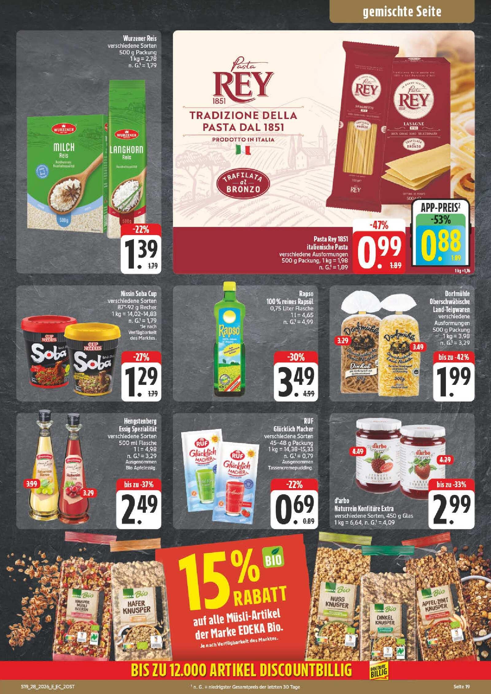 Edeka Prospekt ab Montag - Sachsen Seite 19