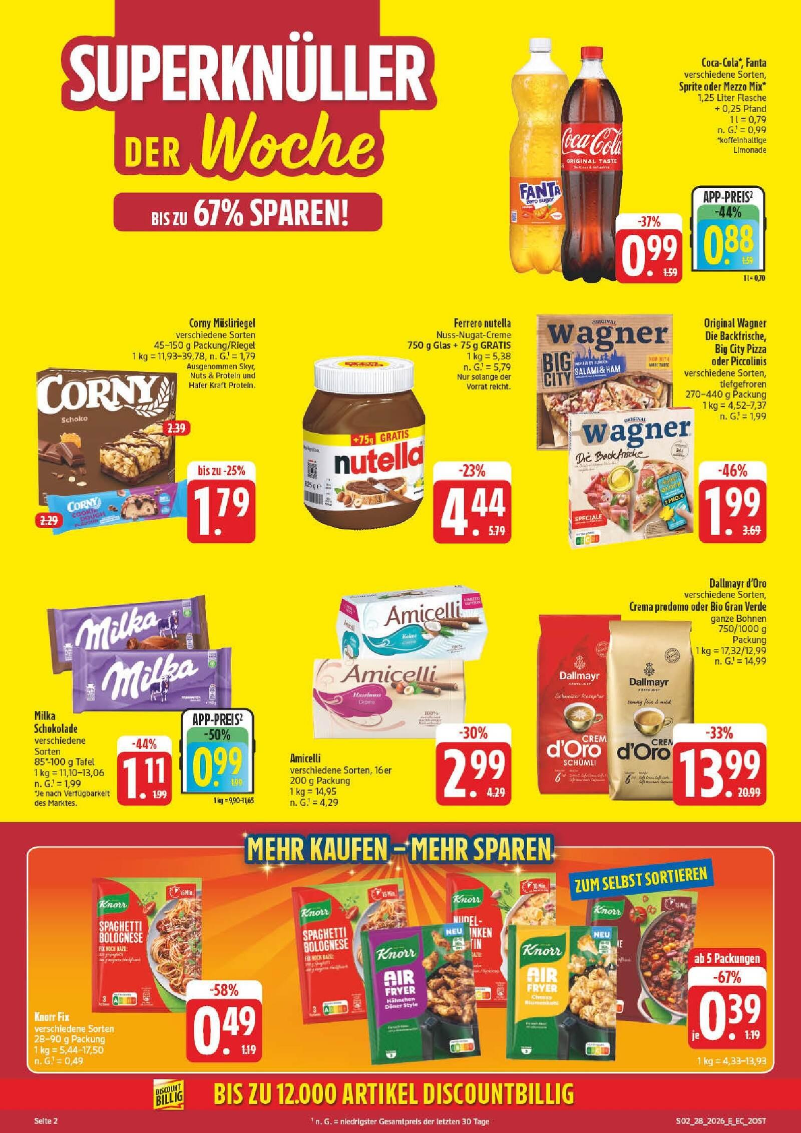 Edeka Prospekt ab Montag - Sachsen Seite 2