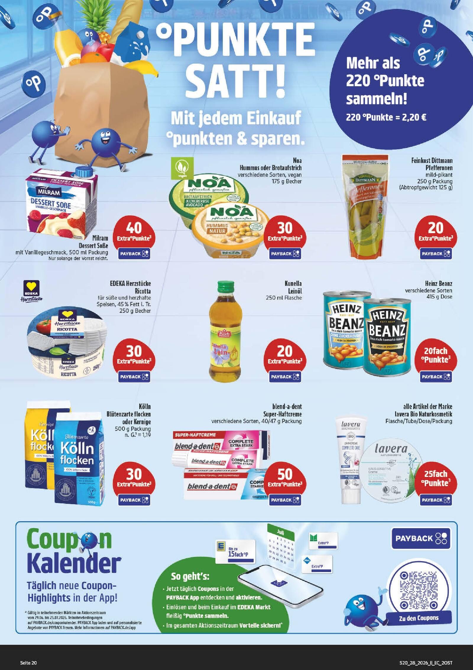 Edeka Prospekt ab Montag - Sachsen Seite 20