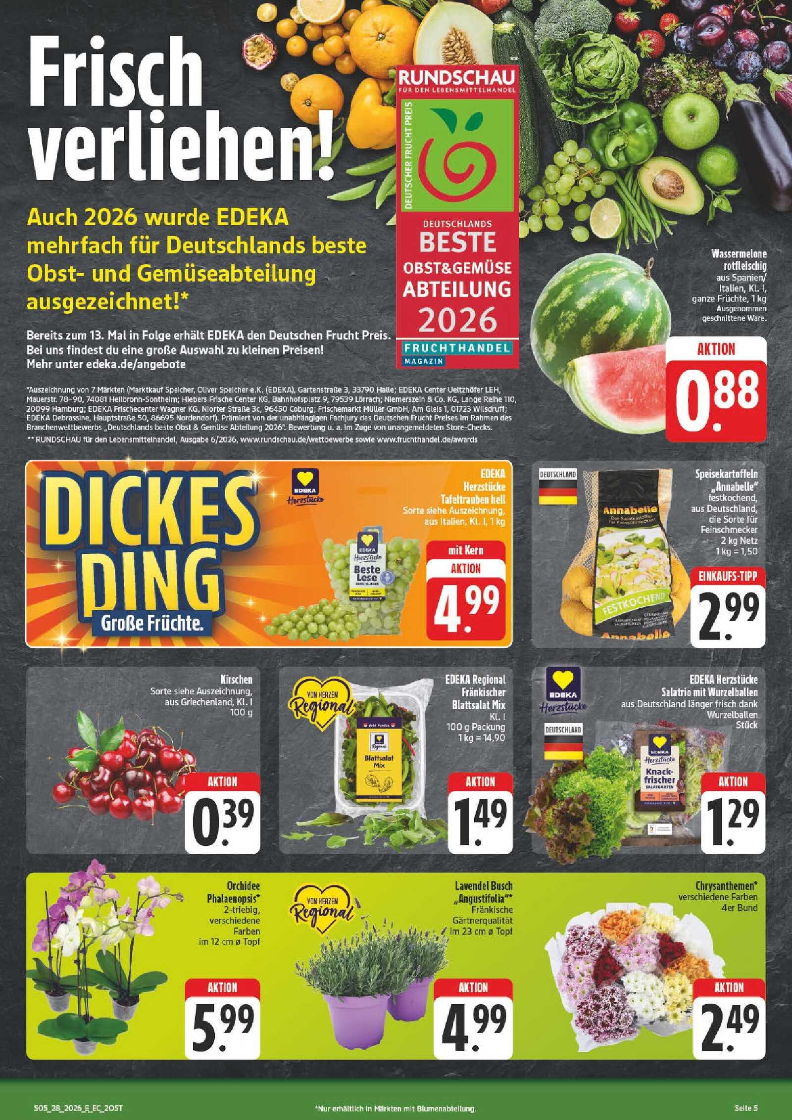 Edeka Prospekt ab Montag - Sachsen Seite 5