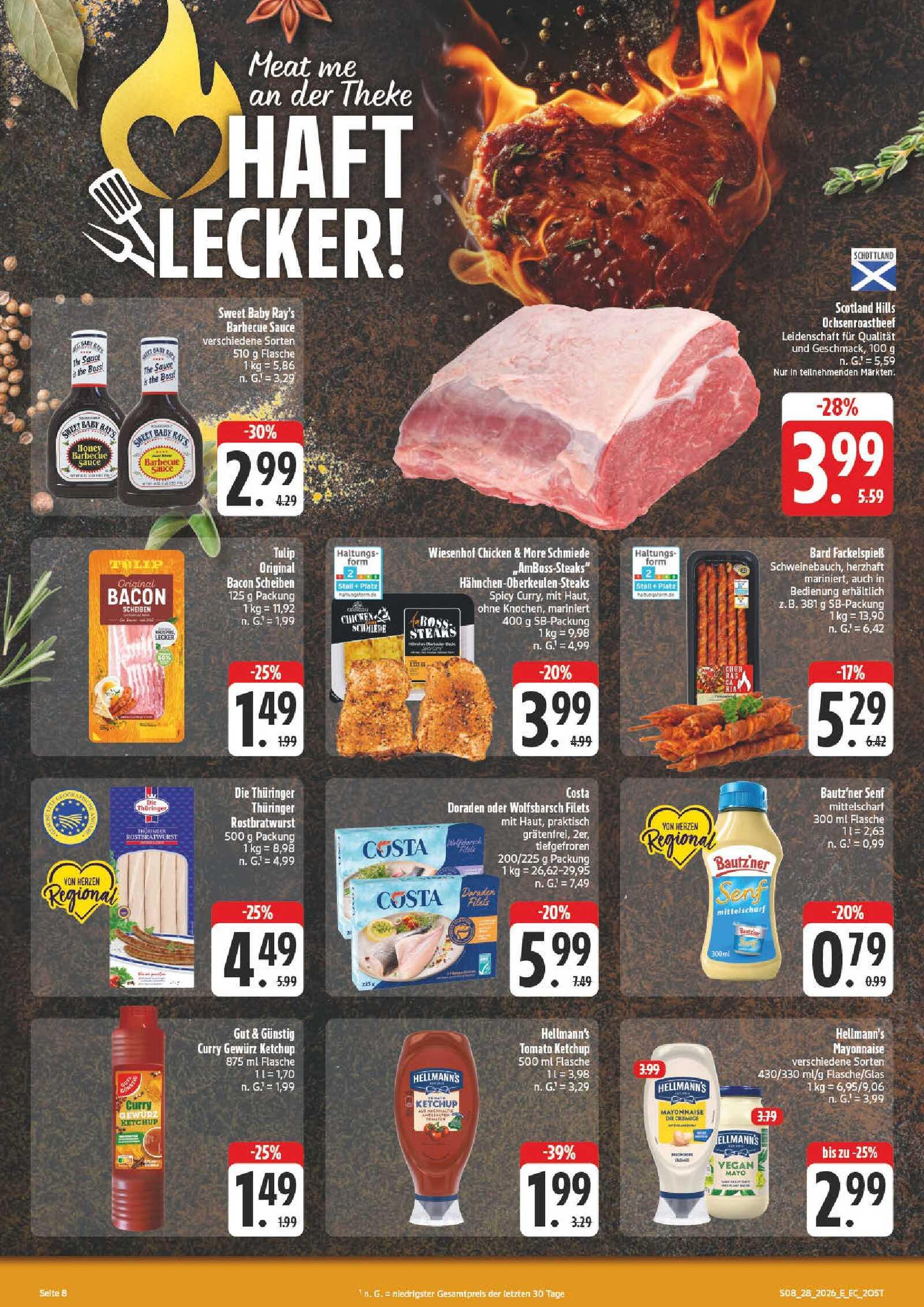 Edeka Prospekt ab Montag - Sachsen Seite 8