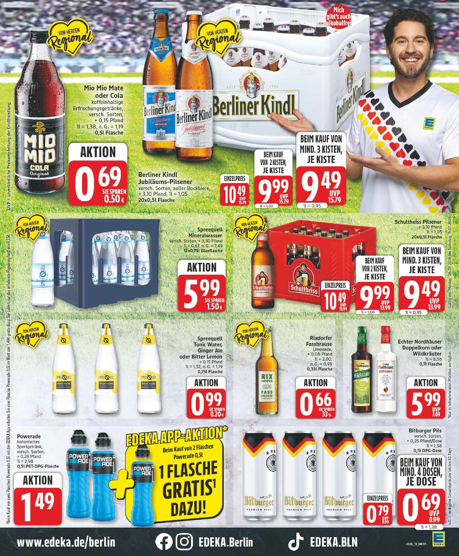 Edeka Prospekt ab Montag - Berlin Seite 13