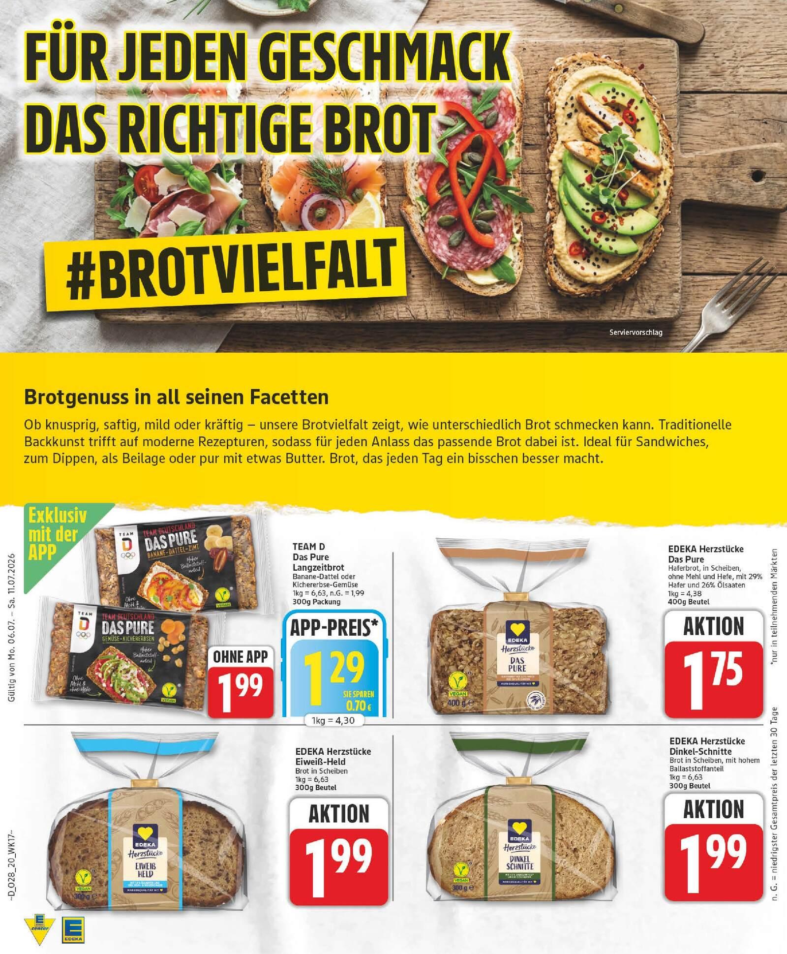 Edeka Prospekt ab Montag - Berlin Seite 20