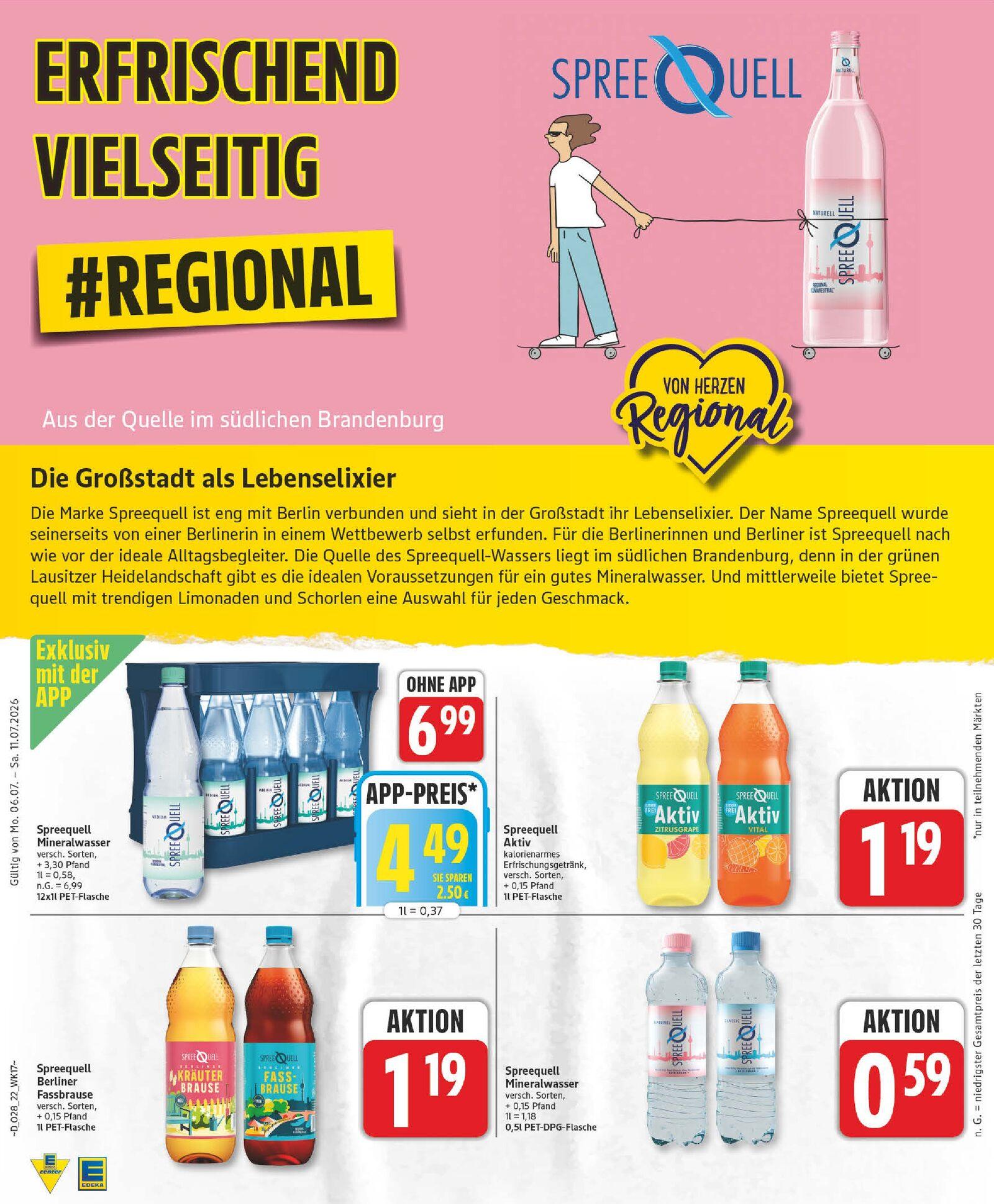 Edeka Prospekt ab Montag - Berlin Seite 22