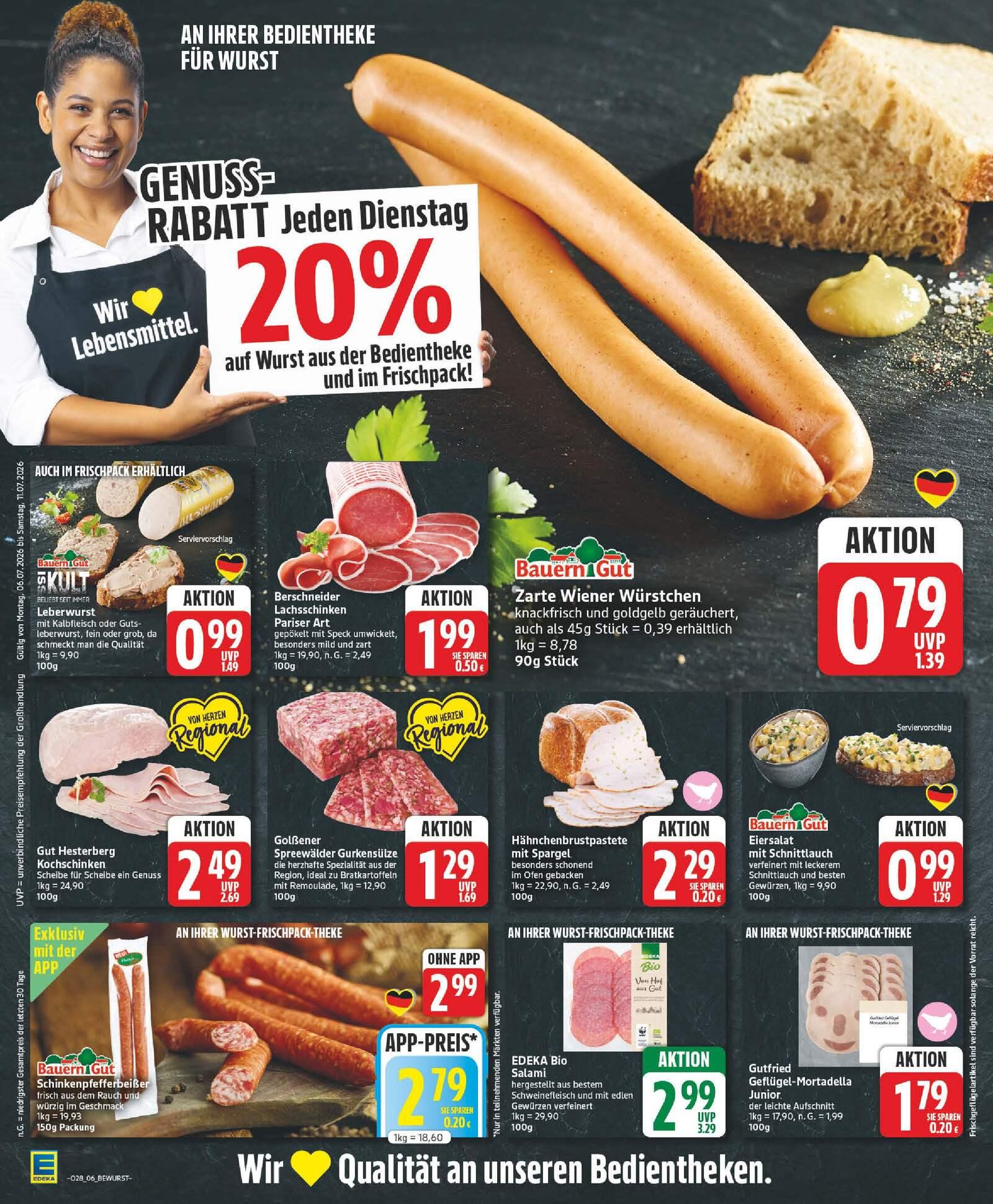 Edeka Prospekt ab Montag - Berlin Seite 6