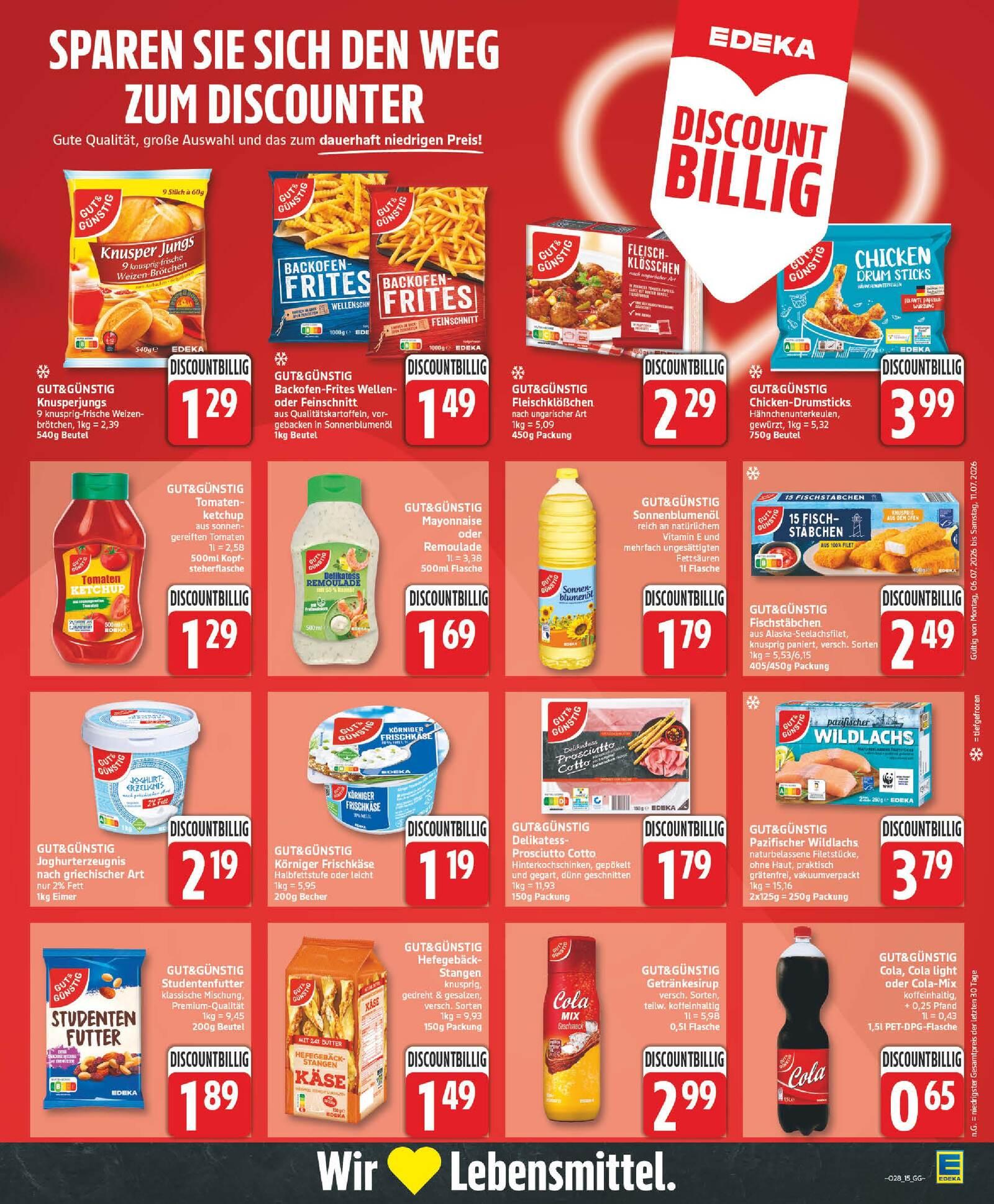 Edeka Prospekt ab Montag - Sachsen-Anhalt Seite 15