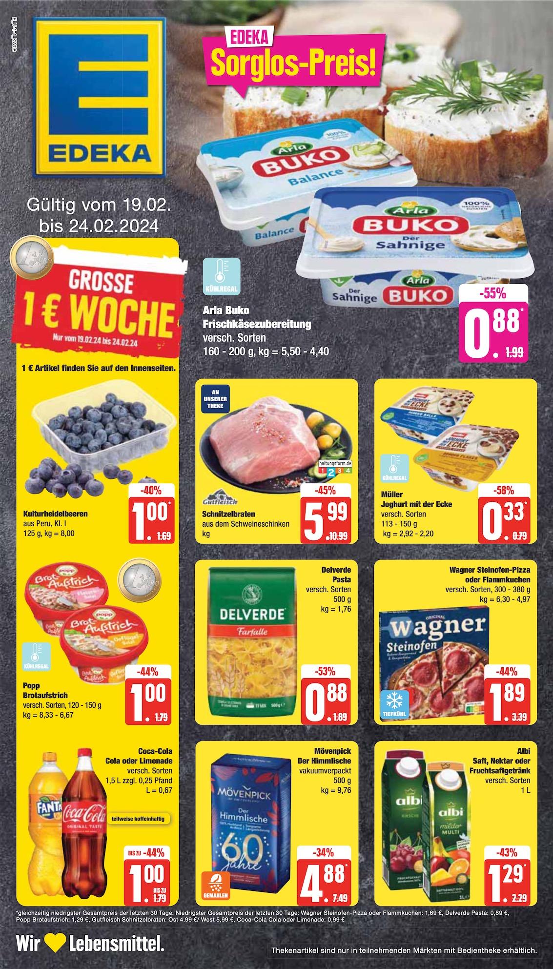 Edeka Prospekt ab Montag - Schleswig - Holstein Seite 1