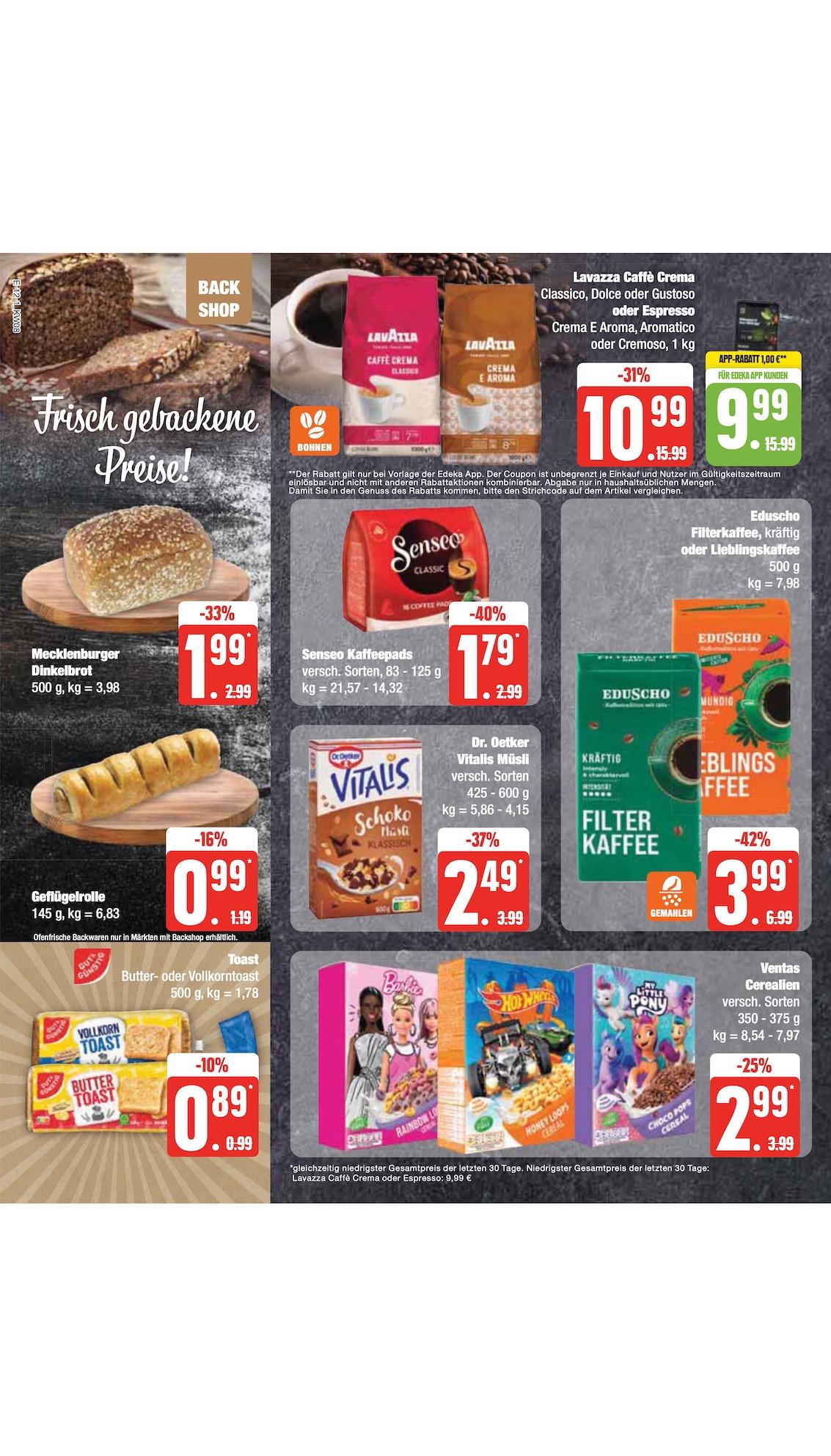 Edeka Prospekt ab Montag - Schleswig - Holstein Seite 16