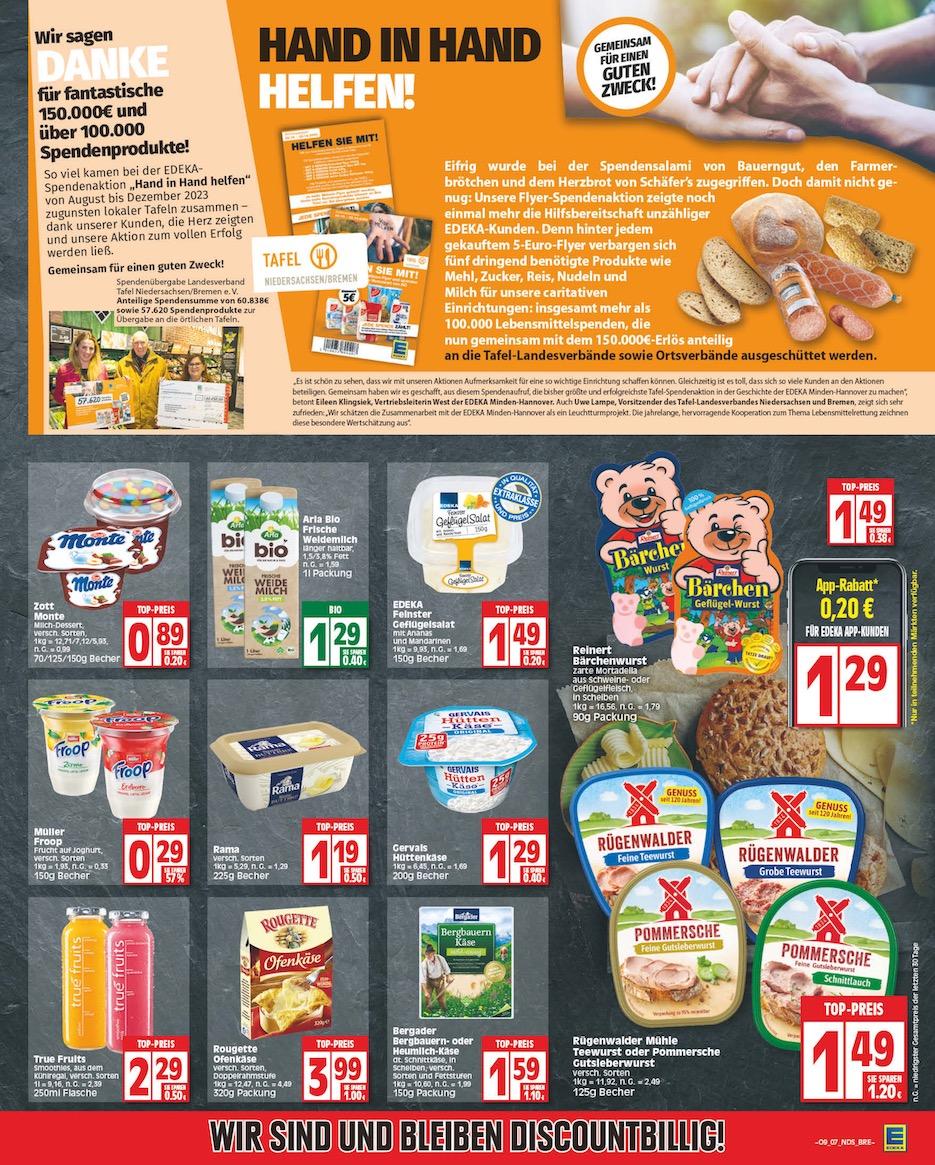 Edeka Prospekt ab Montag - Niedersachsen Seite 7