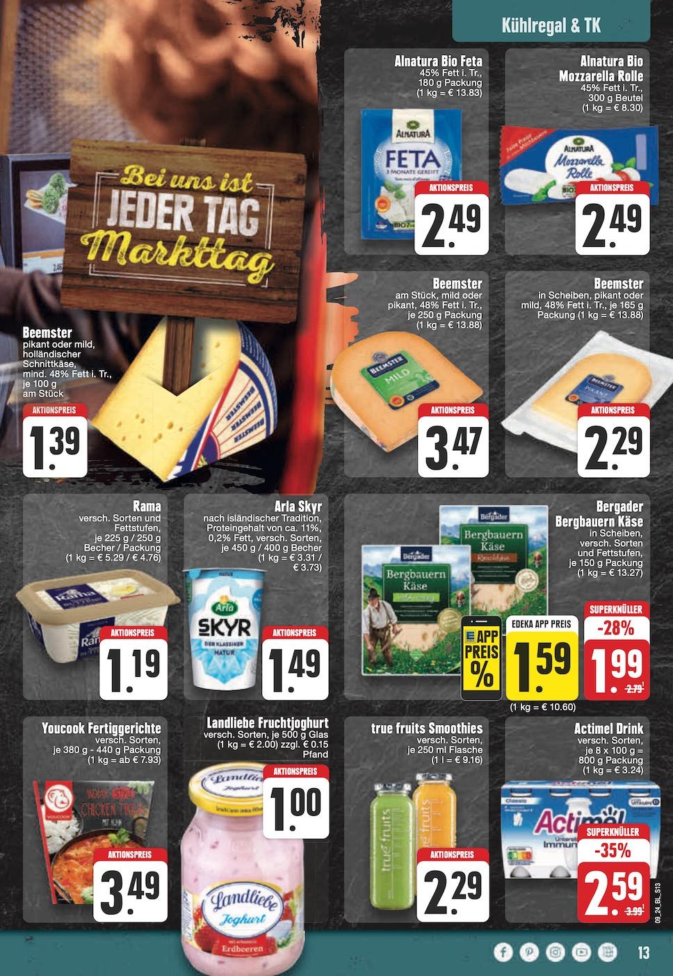 Edeka Prospekt ab Montag - Nordrhein - Westfalen Seite 13