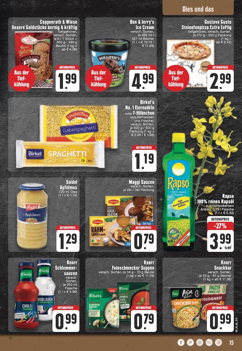 Edeka Prospekt ab Montag - Nordrhein - Westfalen Seite 15