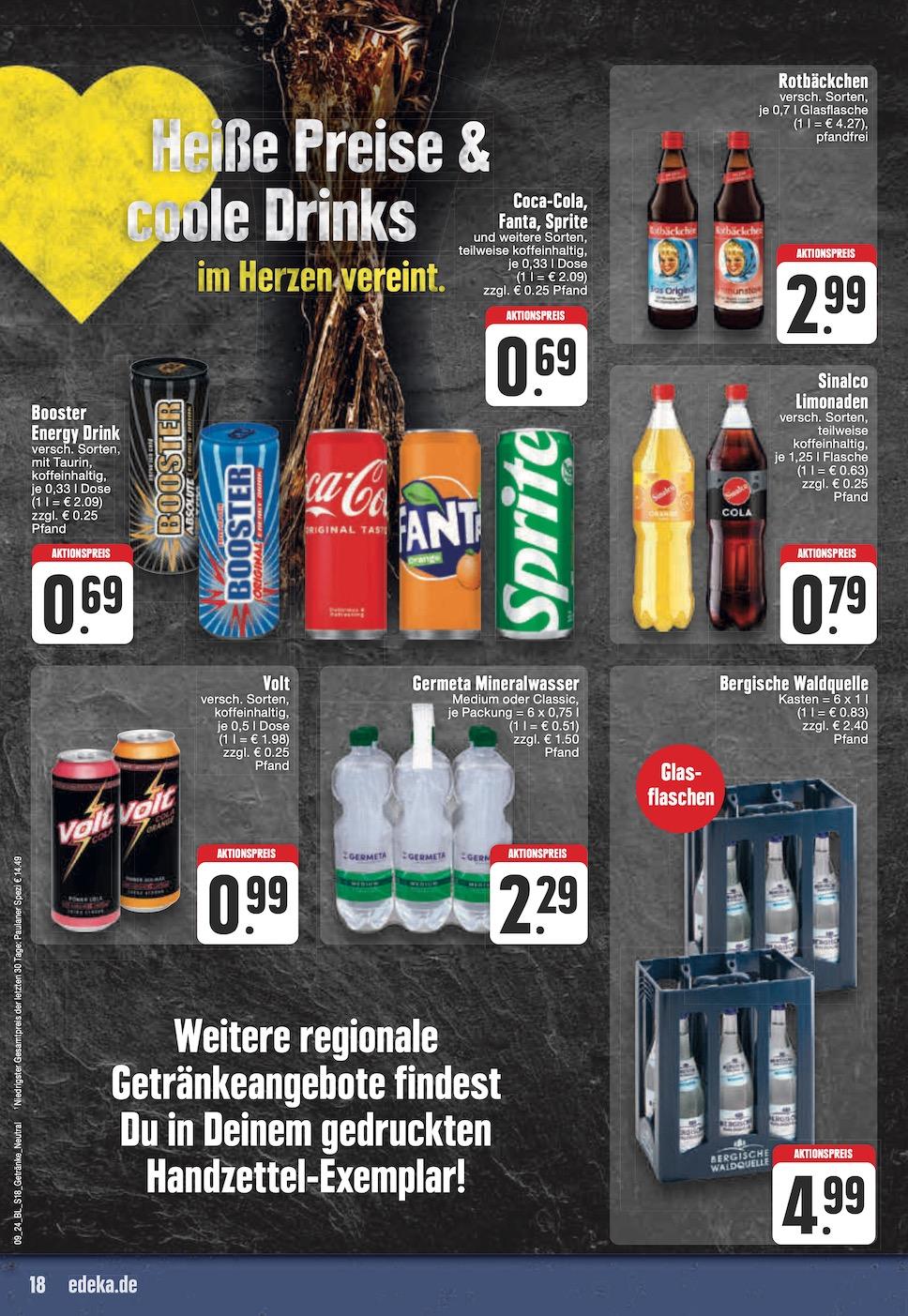 Edeka Prospekt ab Montag - Nordrhein - Westfalen Seite 18