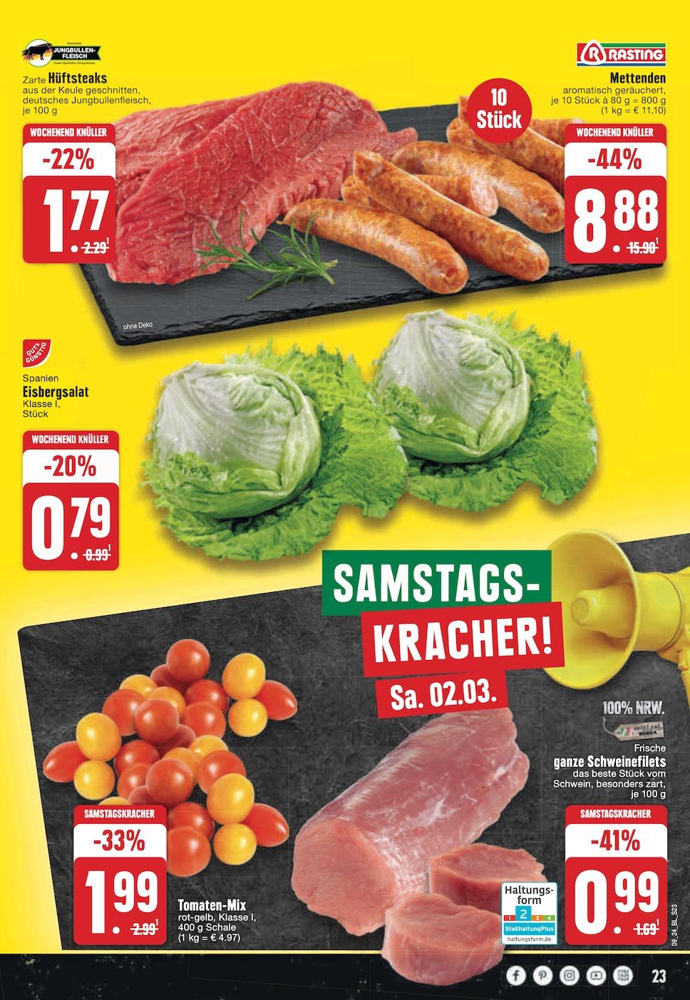 Edeka Prospekt ab Montag - Nordrhein - Westfalen Seite 23