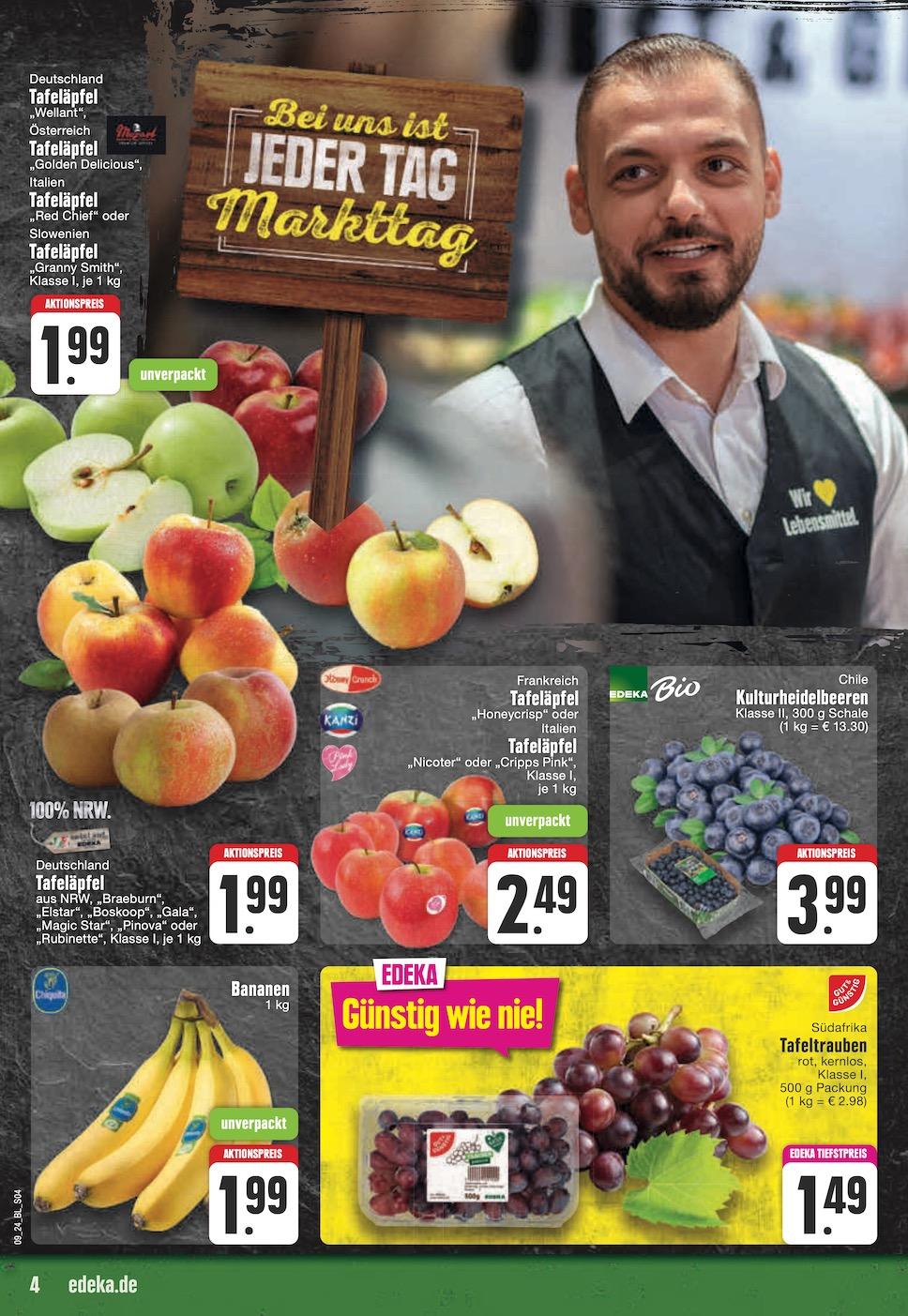 Edeka Prospekt ab Montag - Nordrhein - Westfalen Seite 4