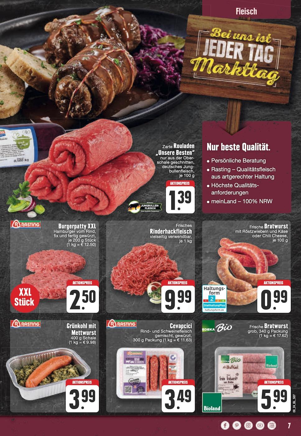 Edeka Prospekt ab Montag - Nordrhein - Westfalen Seite 7