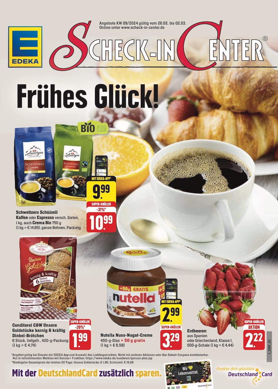 Edeka Prospekt ab Montag - Hessen Seite 1